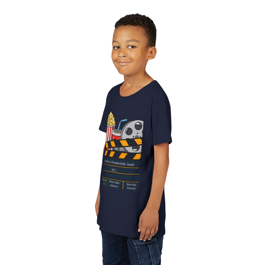 'Beautifully & Wonderfully Made'  — Kids Movie Night Tee