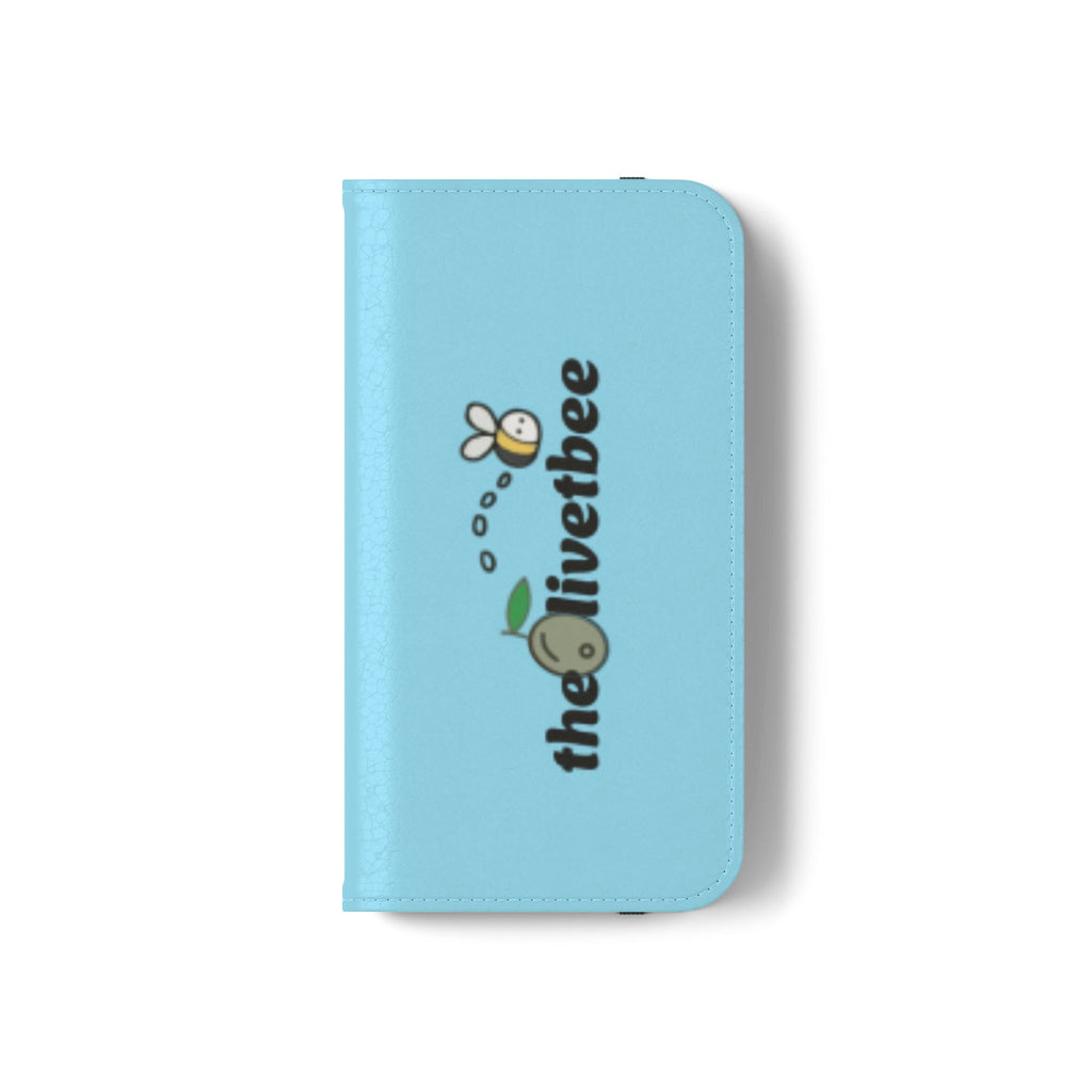 Blue 'theOlivetbee' Flip Phone Case