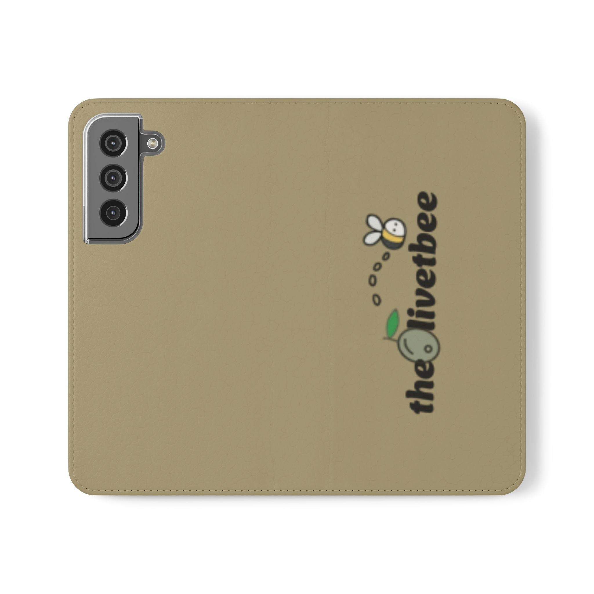 Flip Case Phone Wallet — 'theOlivetbee' Logo Folio Cover with Card Slots