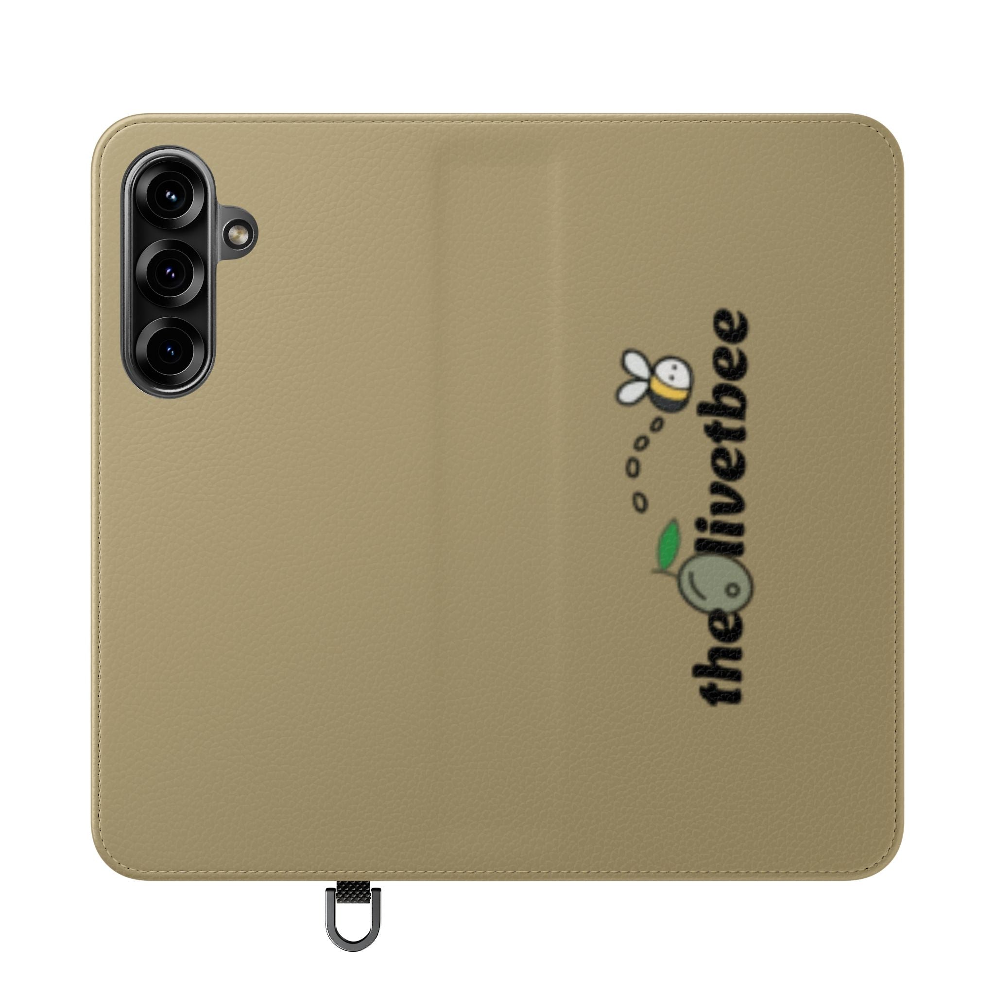 Flip Case Phone Wallet — 'theOlivetbee' Logo Folio Cover with Card Slots