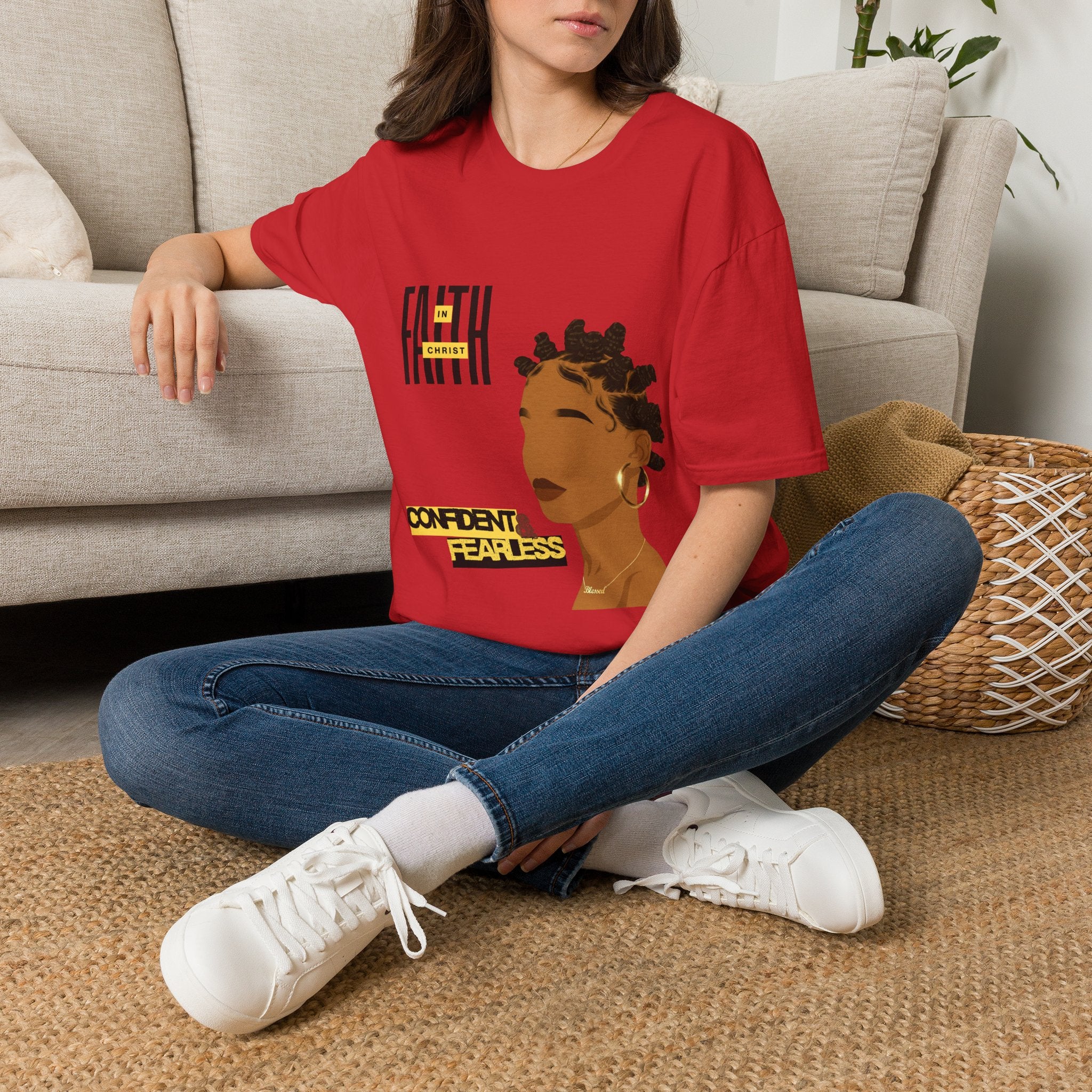 'Faith in Christ': Confident & Fearless — Tee