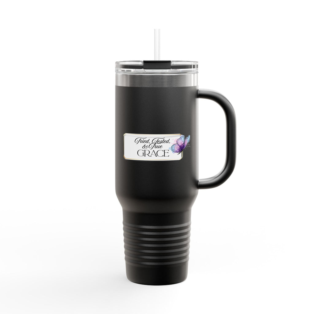 40oz Insulated Travel Mug — Tried, Tested, & True Grace