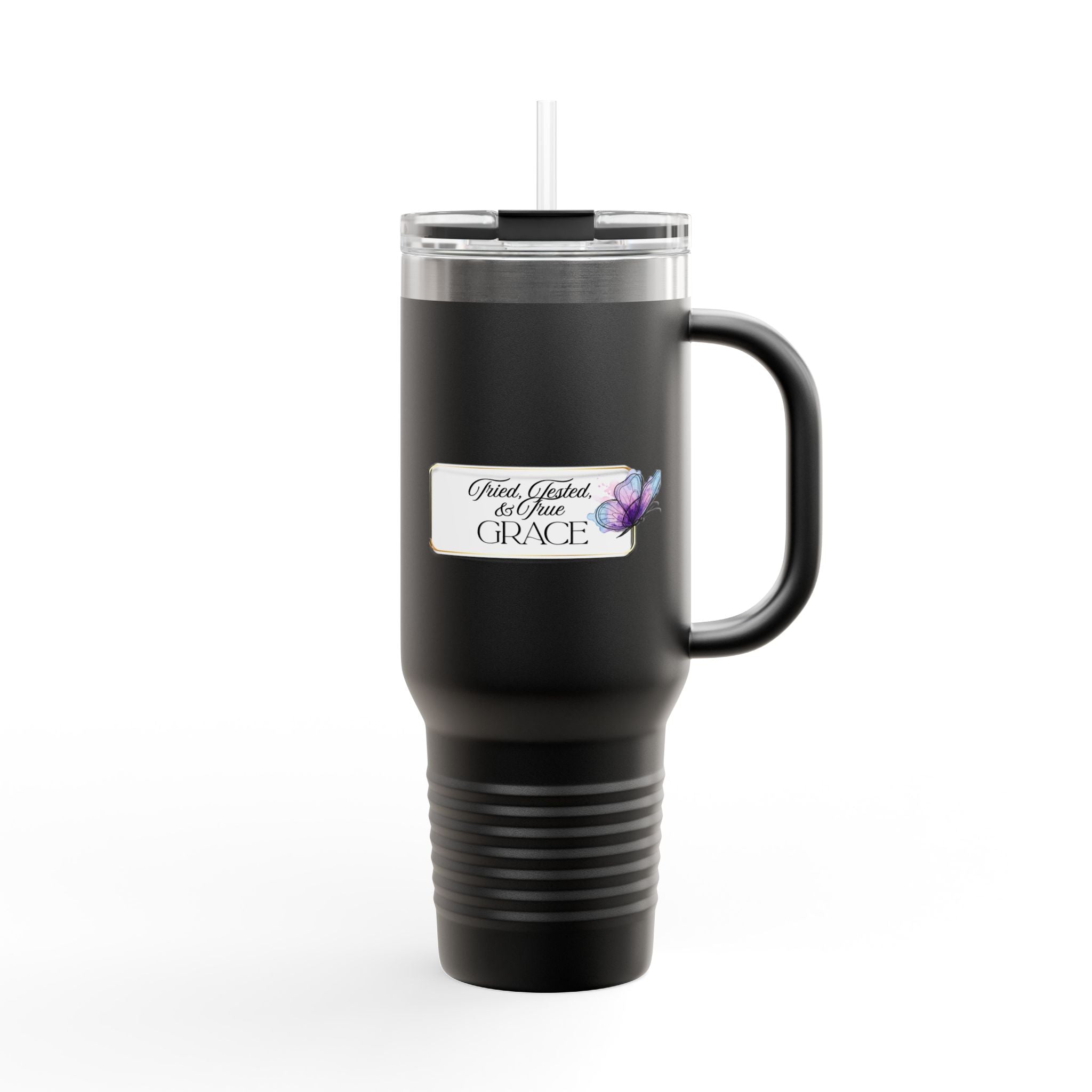 40oz Insulated Travel Mug — Tried, Tested, & True Grace