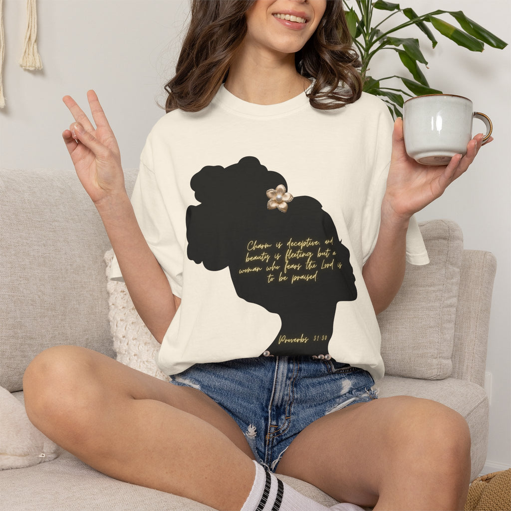 Proverbs 31:30 Pearls - T-Shirt