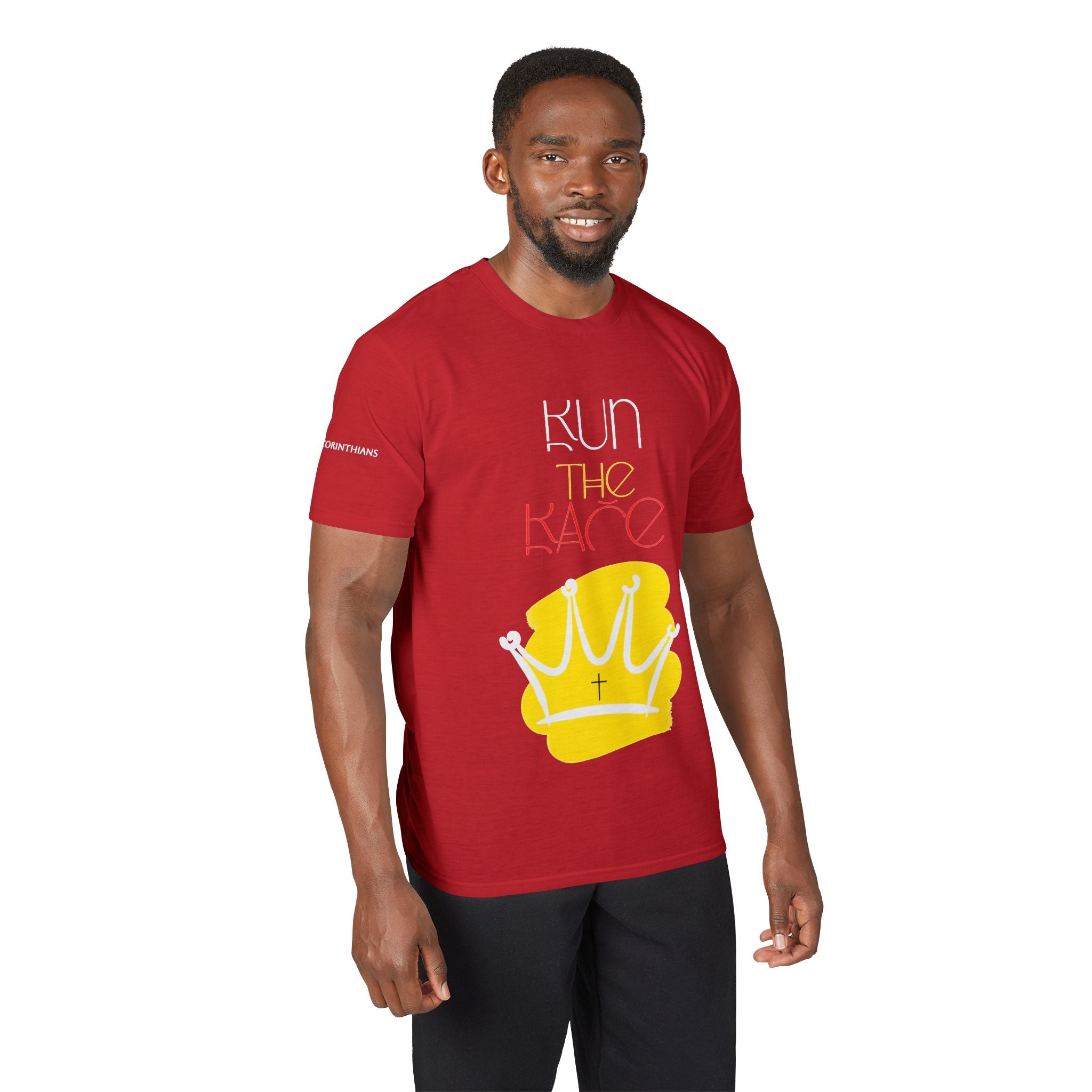 'Run The Race' - Athletic Tee