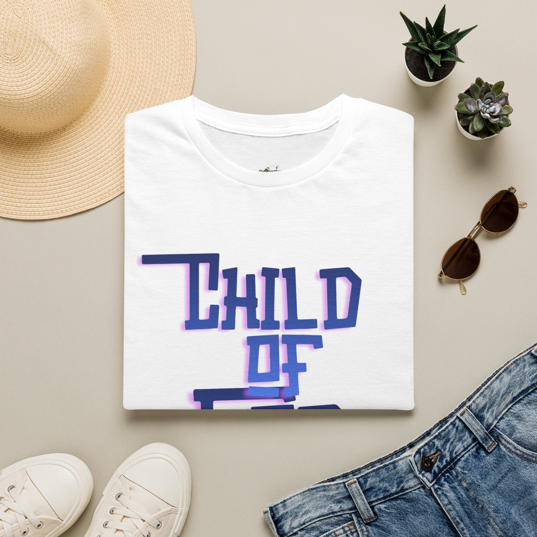 'Child of God' Cool Blue — Tee