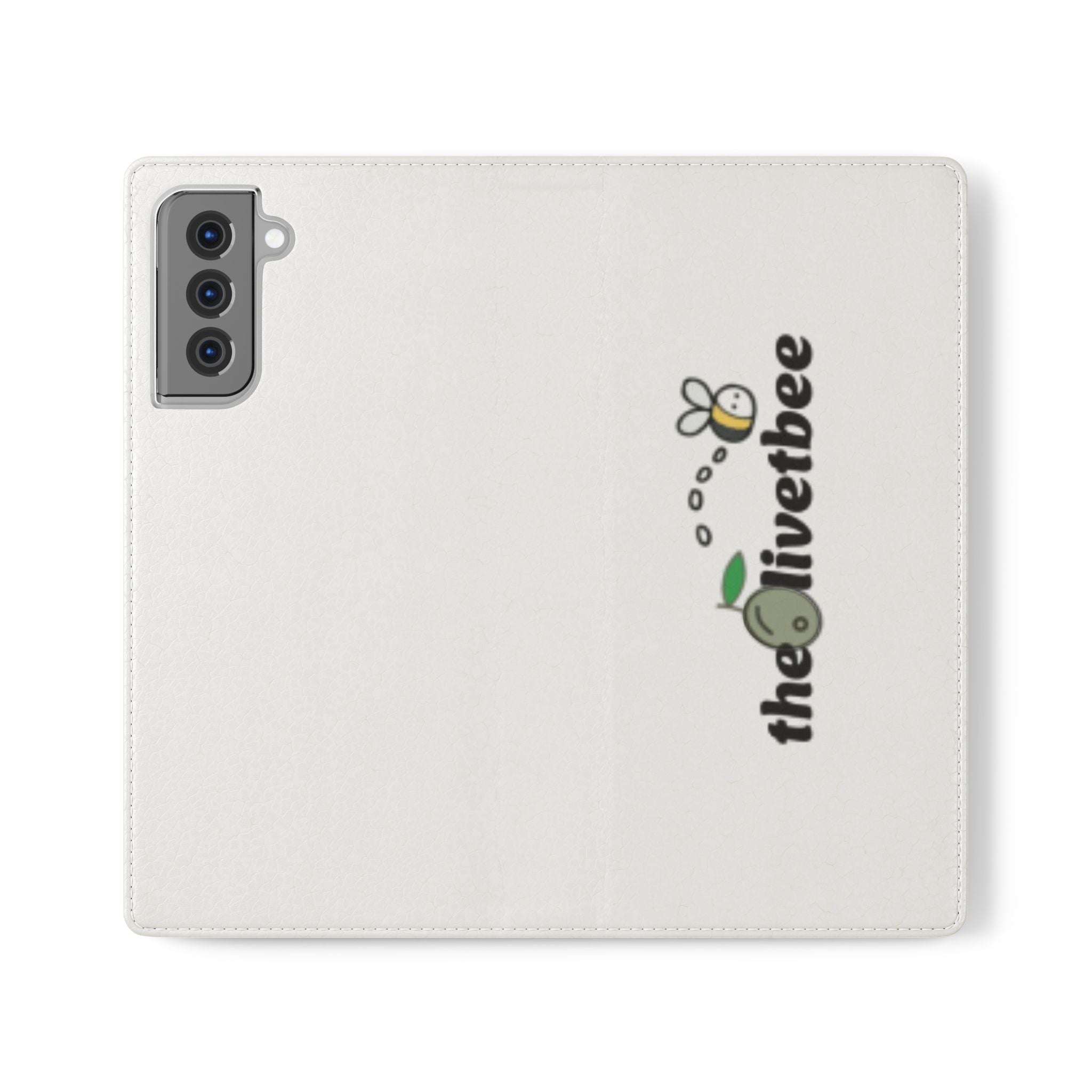 Flip Case Phone Wallet — 'theOlivetbee' Folio with Card Slots
