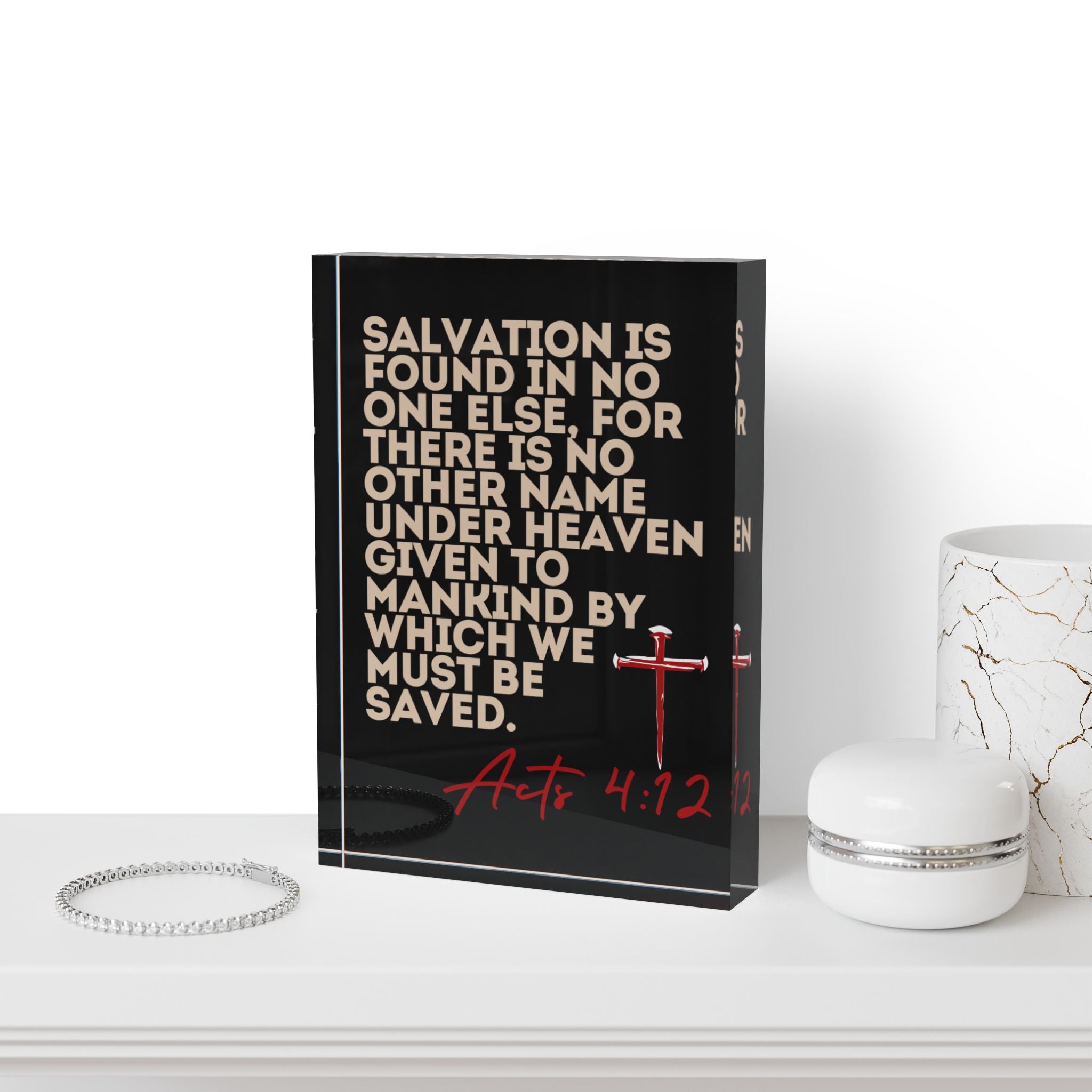 Acts 4:12 Photo Block