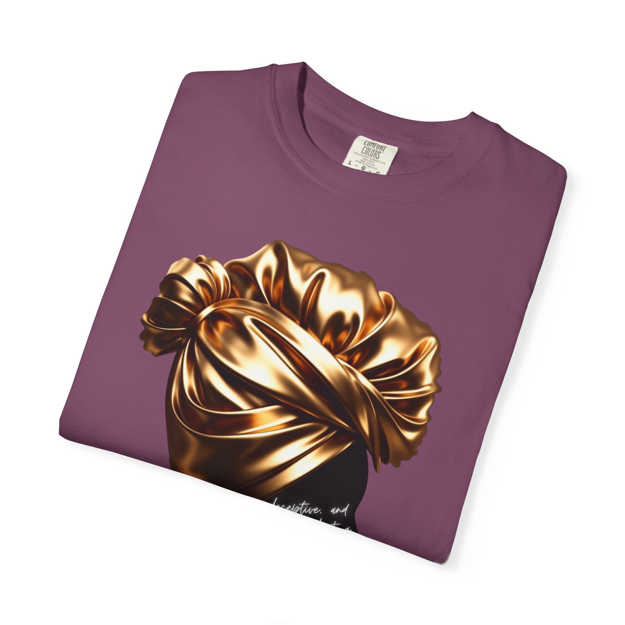 Proverbs 31:30 Gold Headwrap- T-Shirt