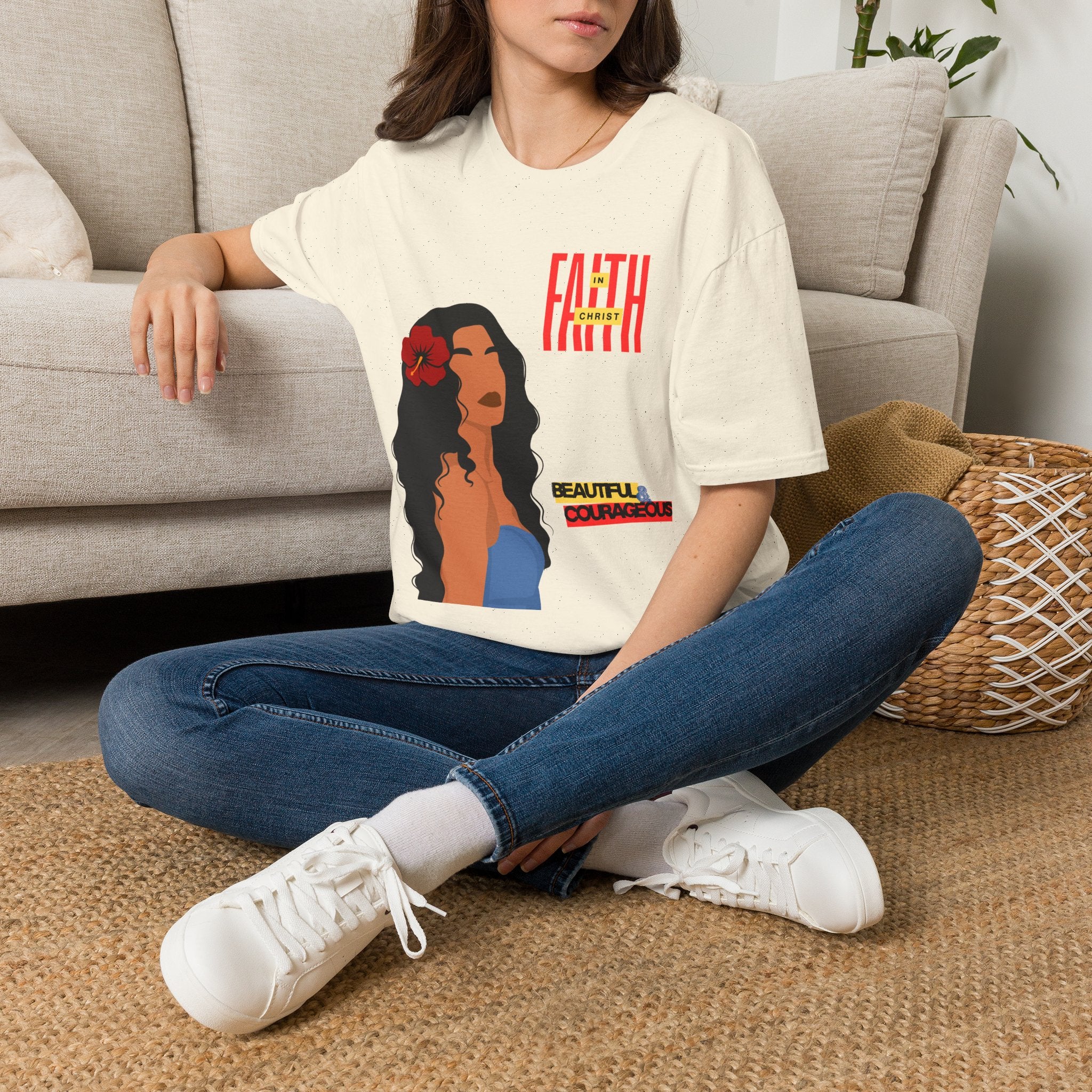 'Faith in Christ': Beautiful & Courageous — Tee