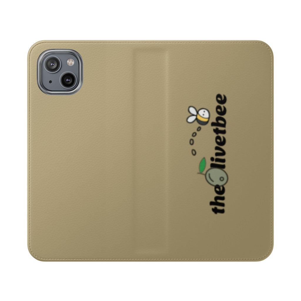 Flip Case Phone Wallet — 'theOlivetbee' Logo Folio Cover with Card Slots