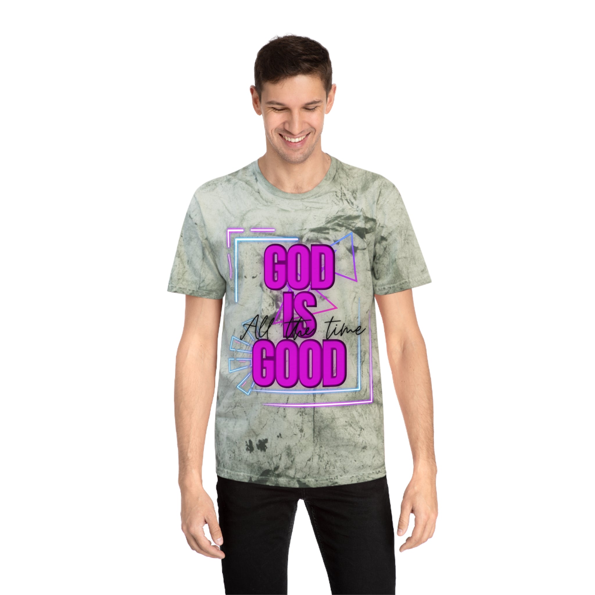 'God Is Good All The Time' — Retro Neon