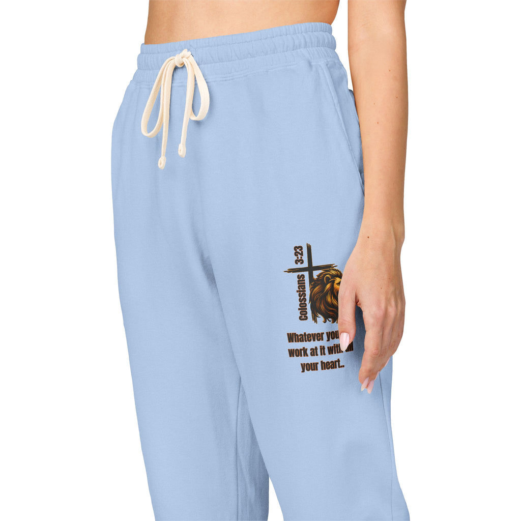 Colossians 3:23: Fleece Joggers