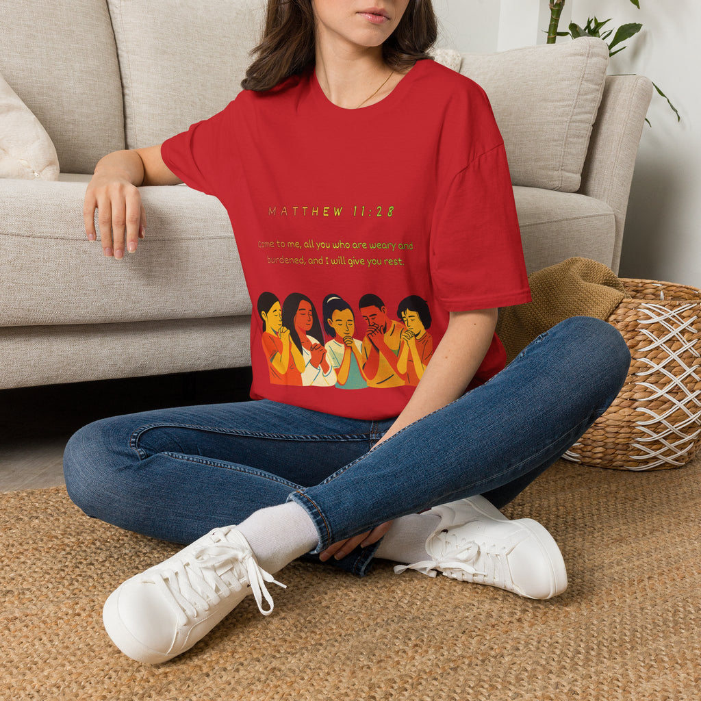 "Come To Me, All Who Are Weary" - Tee