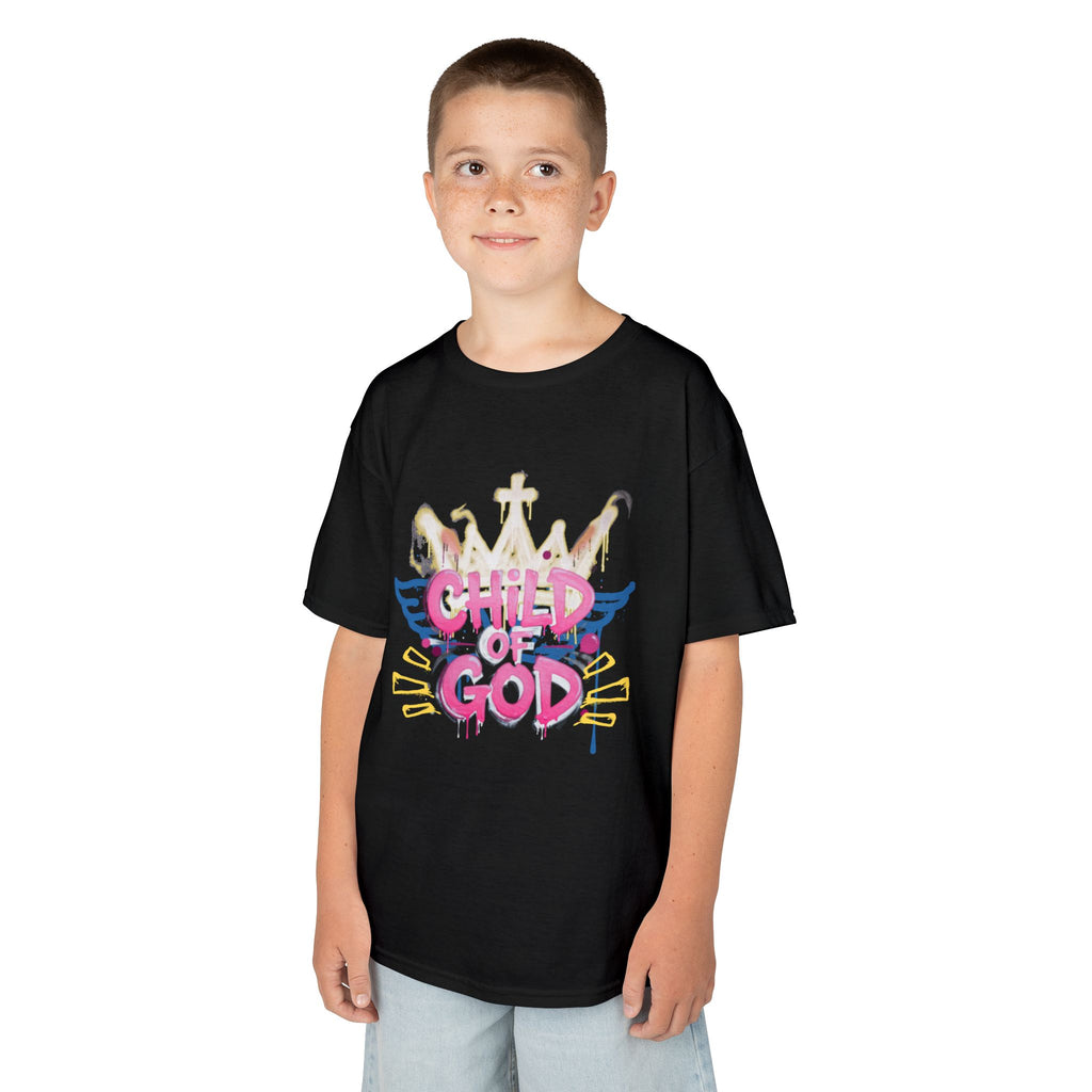 'Child of God' — Angel Wings Graphic Kids Tee