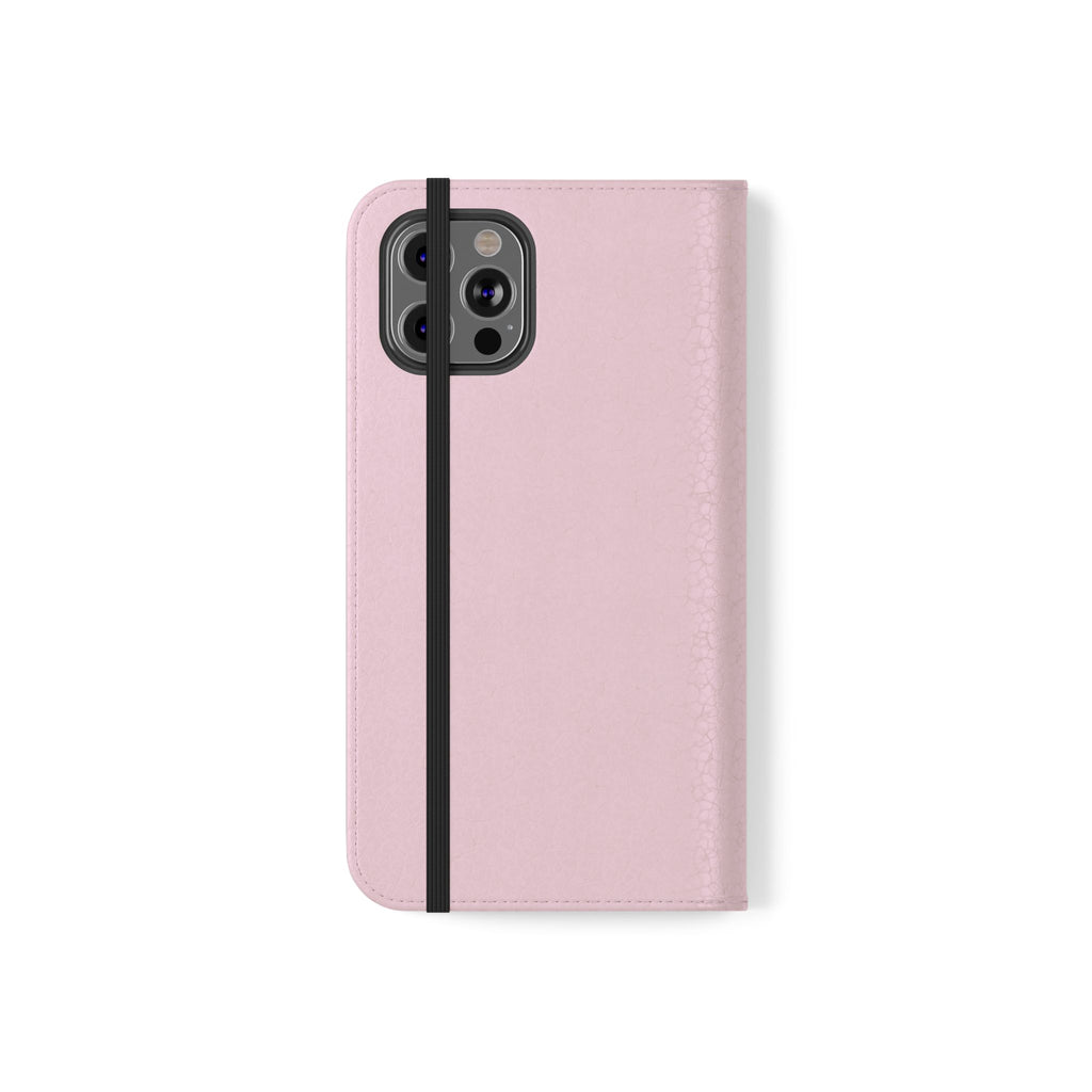 Pink Bee Logo Flip Phone Case — theOlivetbee Wallet Cover