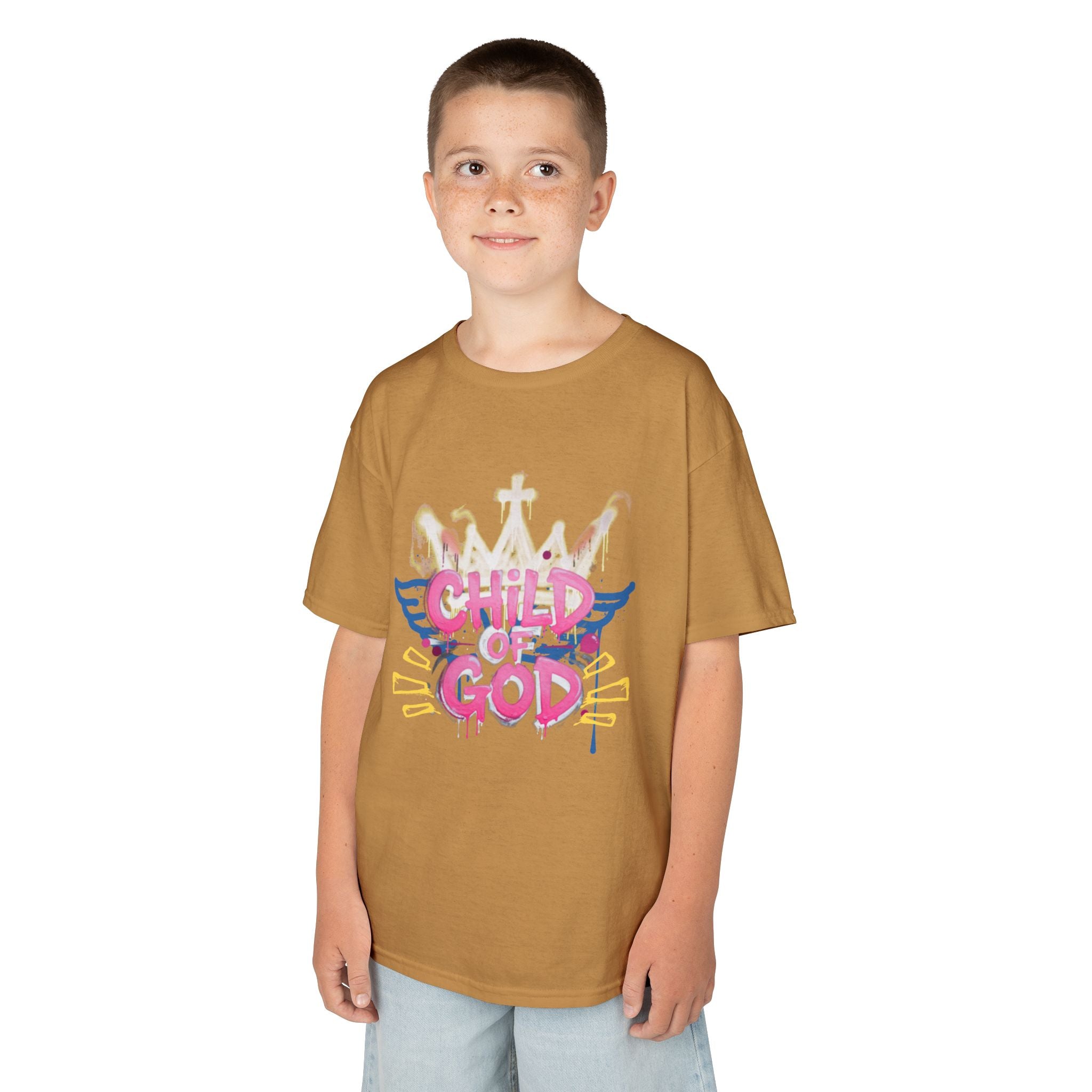 'Child of God' — Angel Wings Graphic Kids Tee