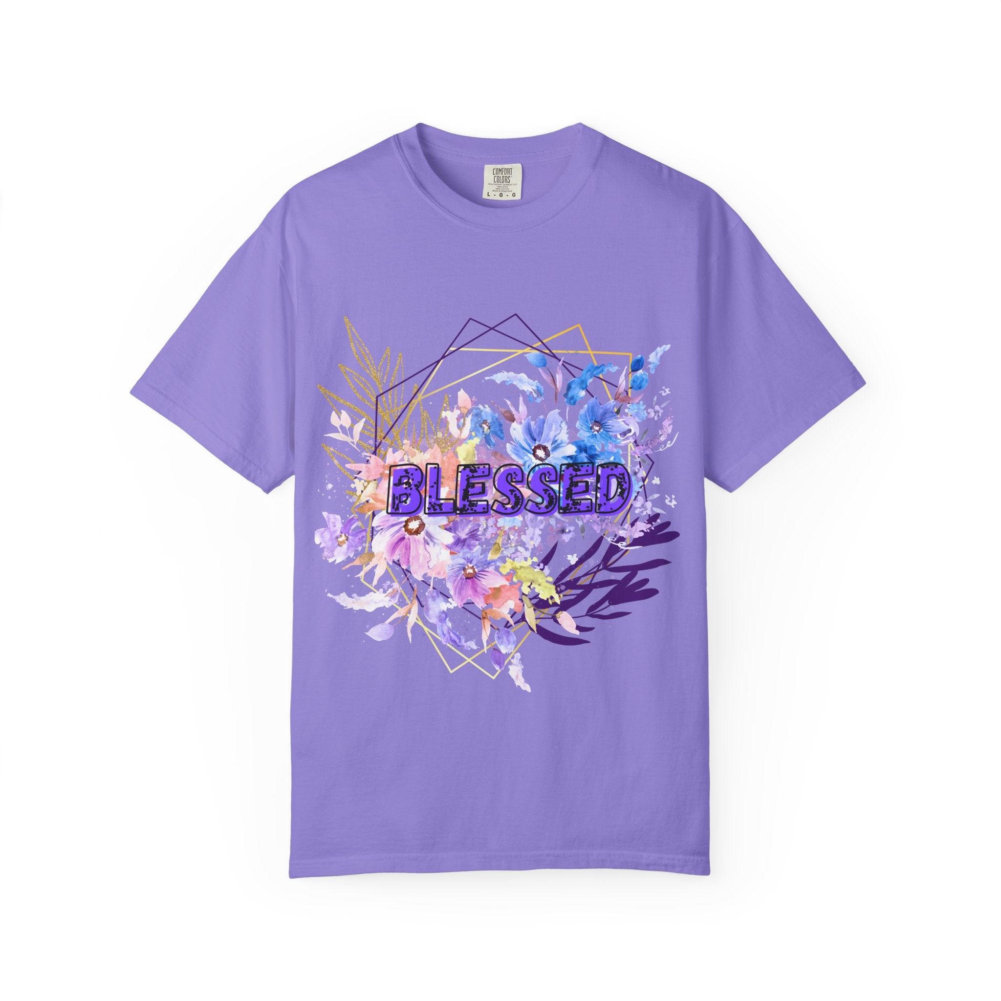 'Blessed'  — Floral T-Shirt