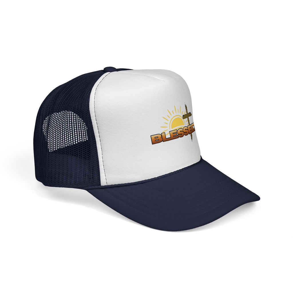 'Blessed' Sunrise Bold Trucker Cap