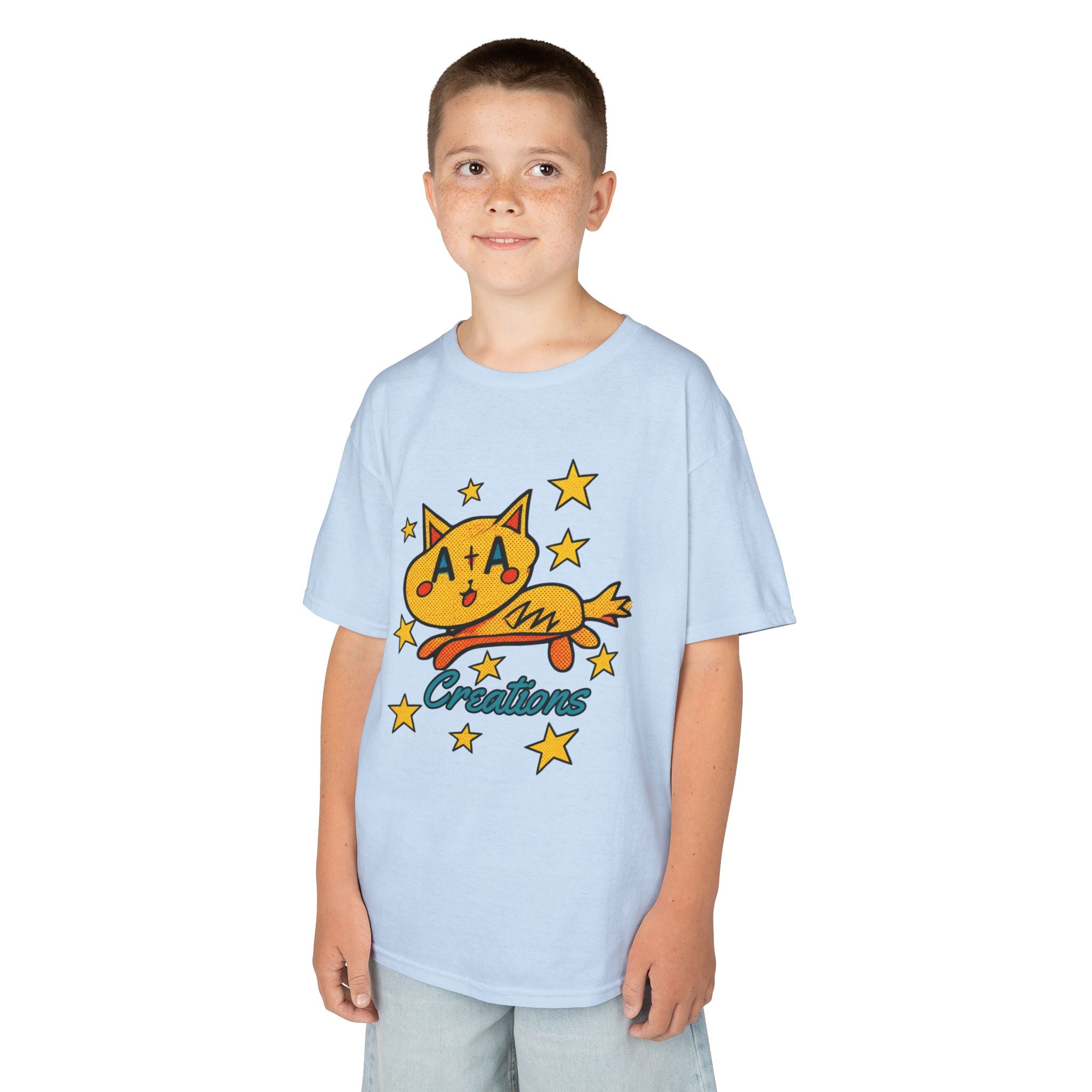 'A+A Creations' Star Gaze Kitty -  Kids Tee