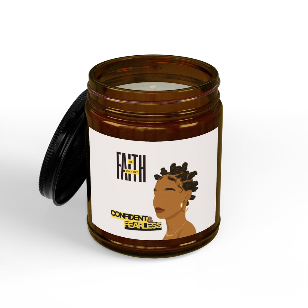 'Faith in Christ': Confident & Fearless — Soy Candle (4oz & 9oz)