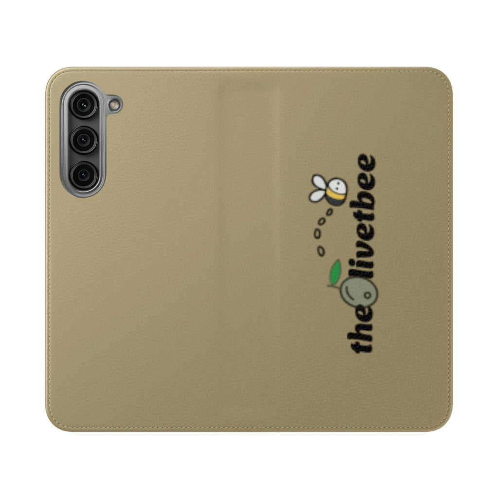 Flip Case Phone Wallet — 'theOlivetbee' Logo Folio Cover with Card Slots