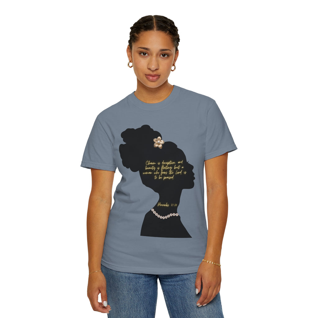 Proverbs 31:30 Pearls - T-Shirt