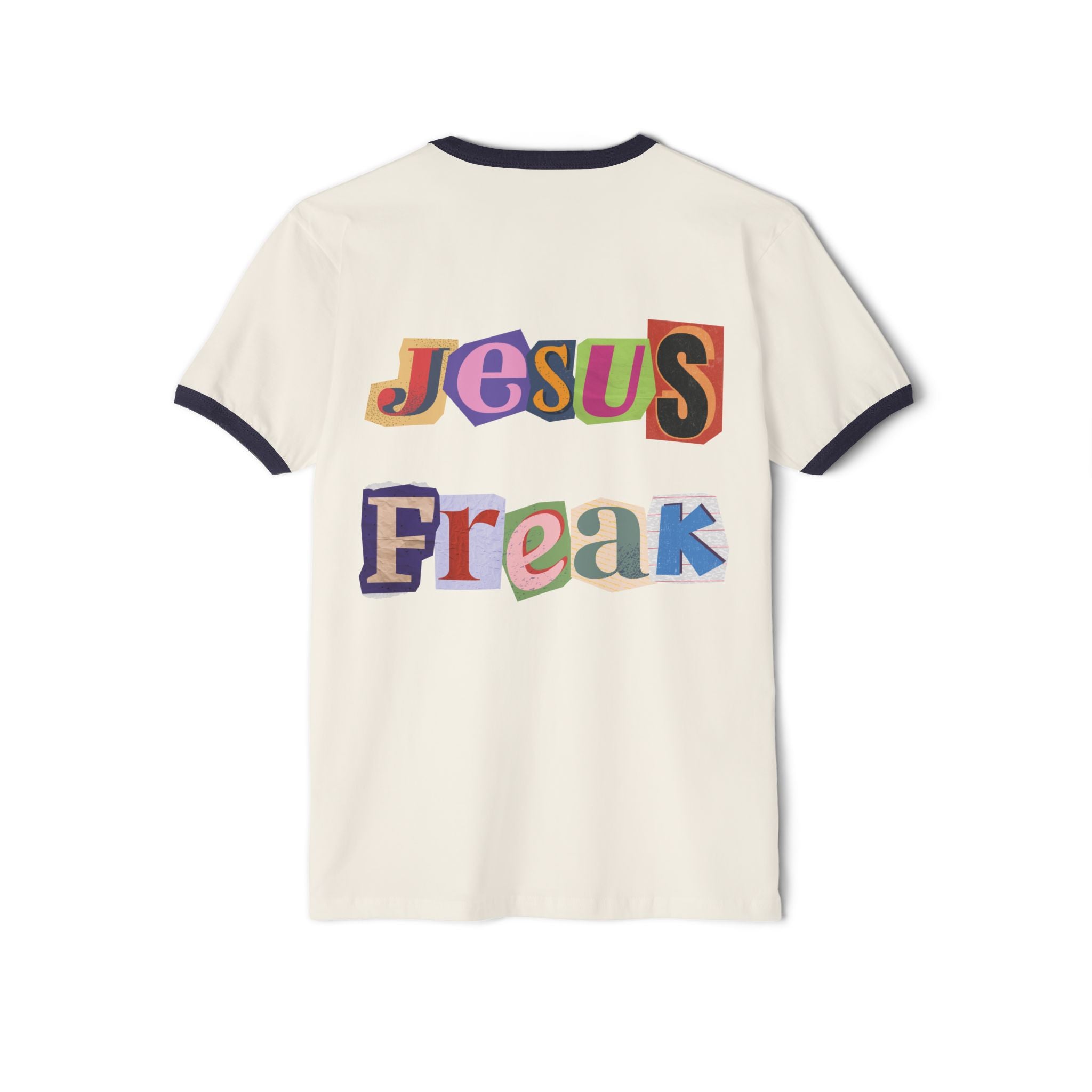 Unashamed Jesus Freak Vintage Ringer Tee
