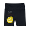 'Run The Race' Black - Women's Workout Shorts
