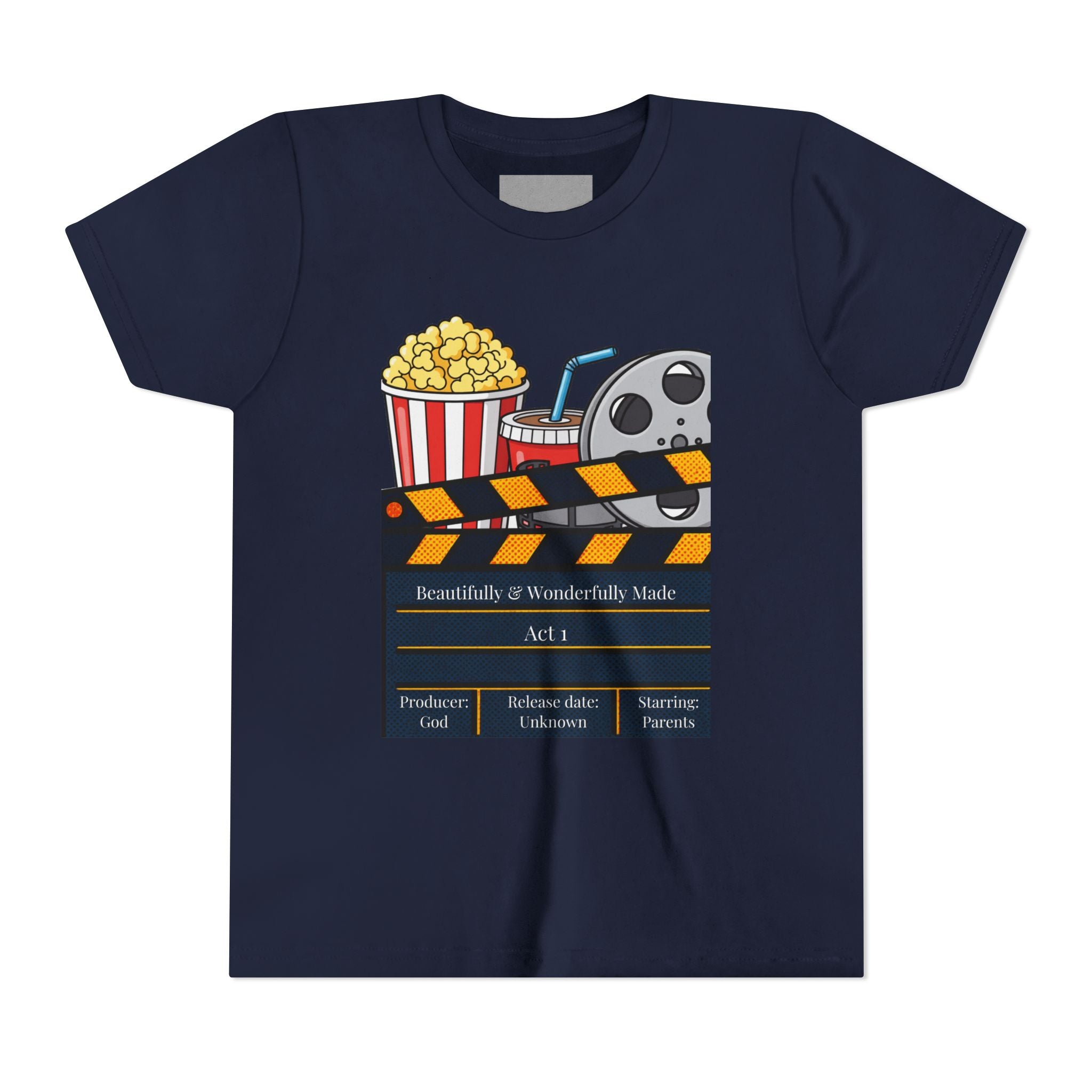 'Beautifully & Wonderfully Made'  — Kids Movie Night Tee