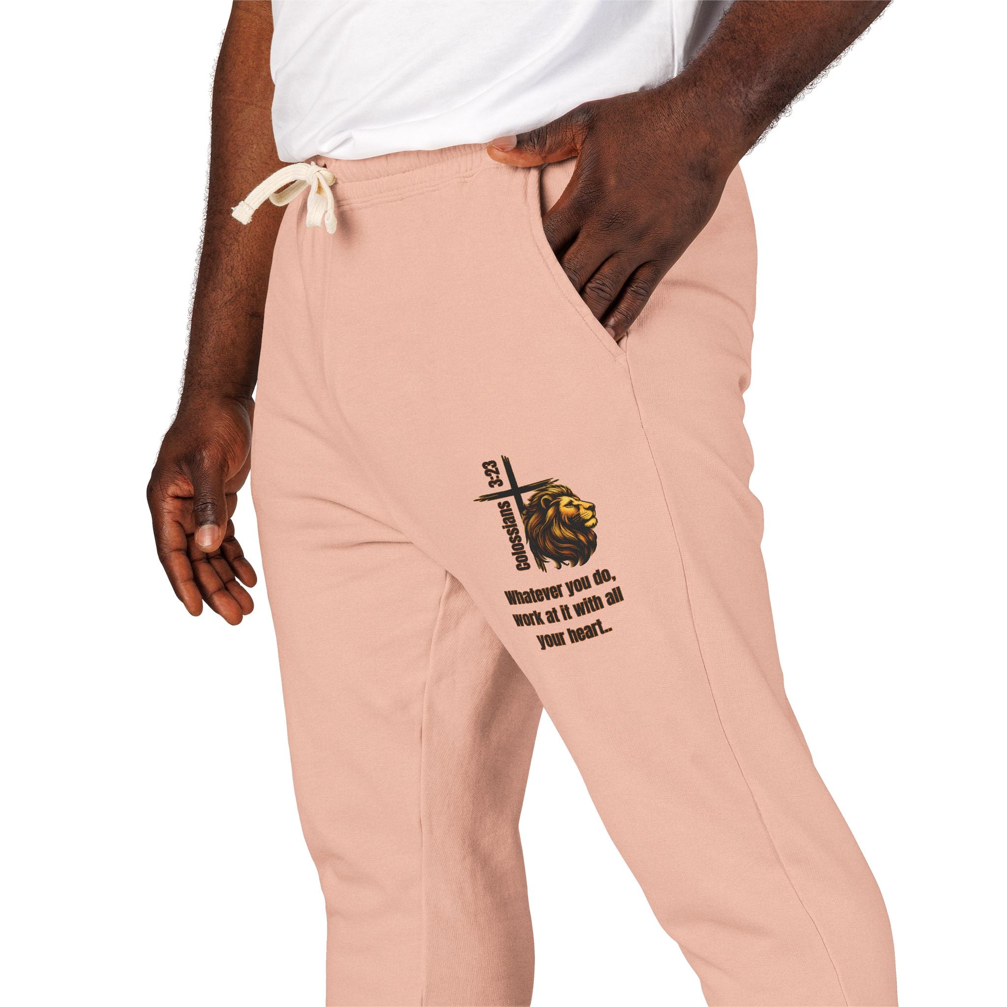 Colossians 3:23: Fleece Joggers