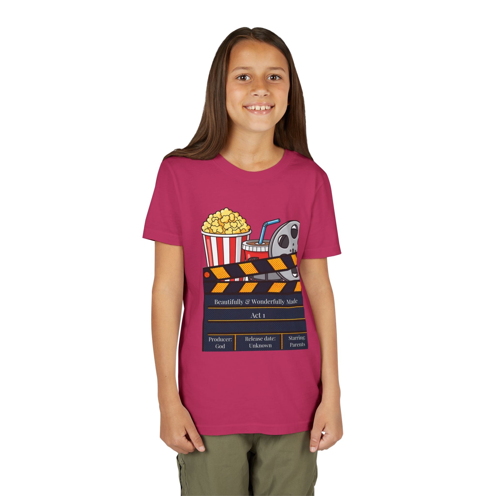 'Beautifully & Wonderfully Made'  — Kids Movie Night Tee