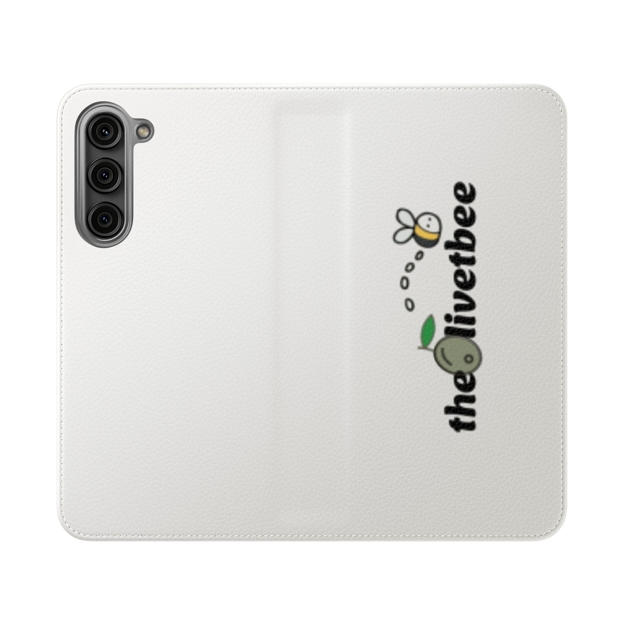 Flip Case Phone Wallet — 'theOlivetbee' Folio with Card Slots