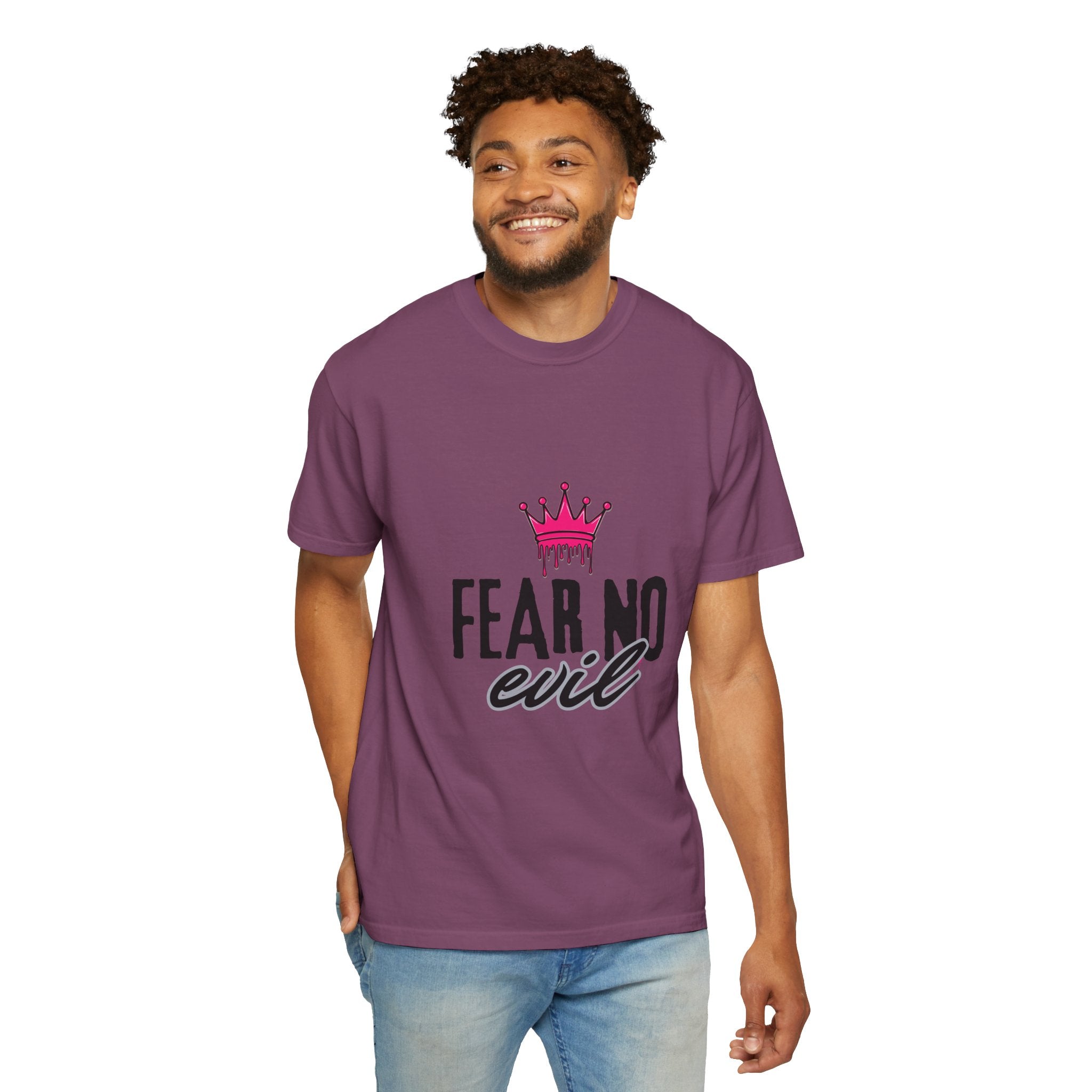 'Fear No Evil' Crown Pink
