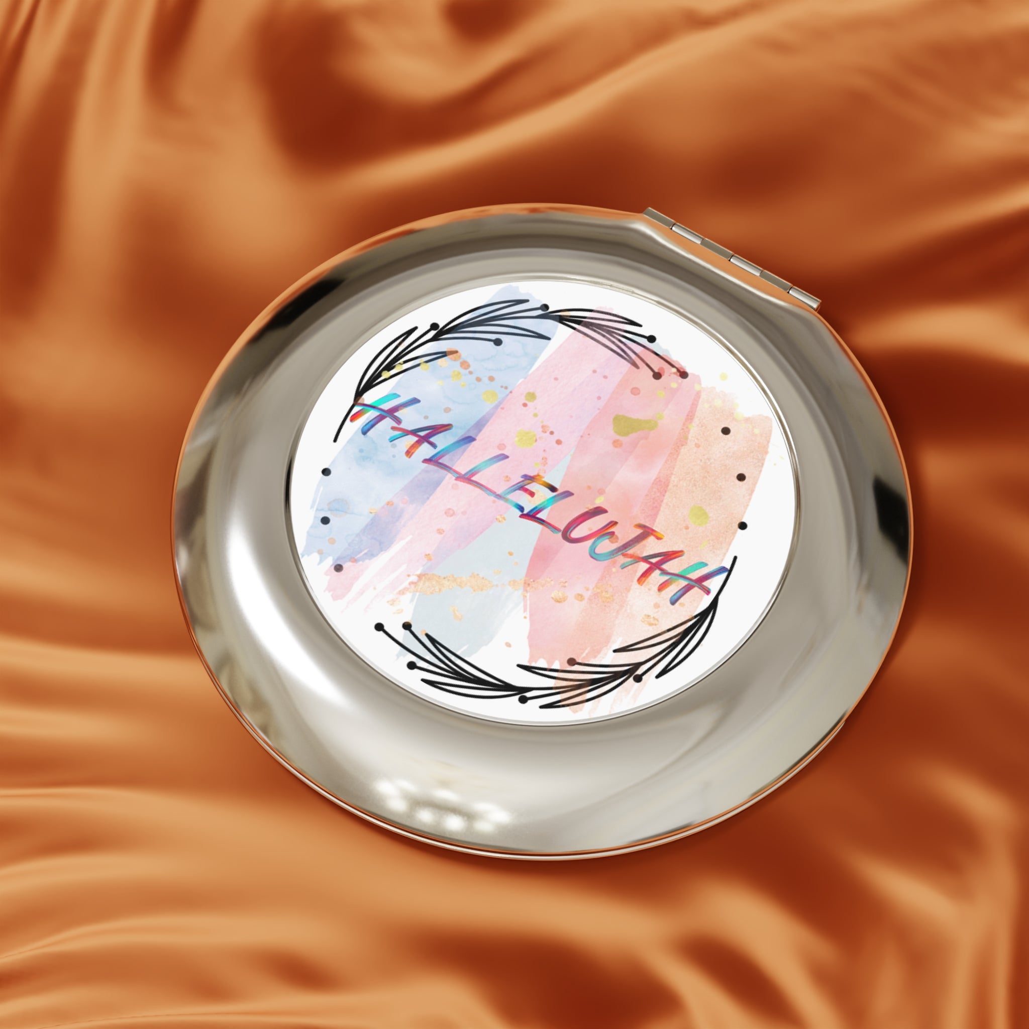 "Hallelujah" — Compact Travel Mirror