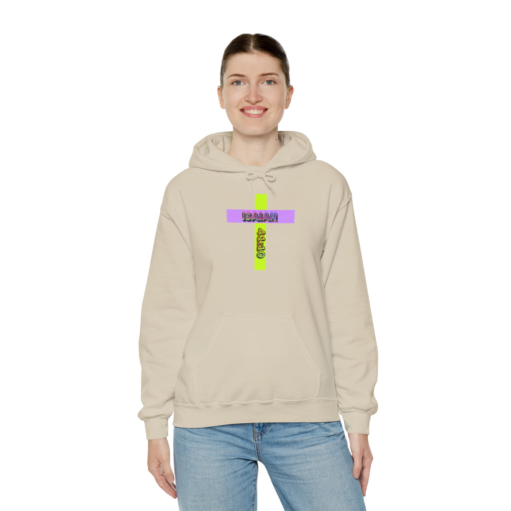 Isaiah 41:10 — Cross Hoodie