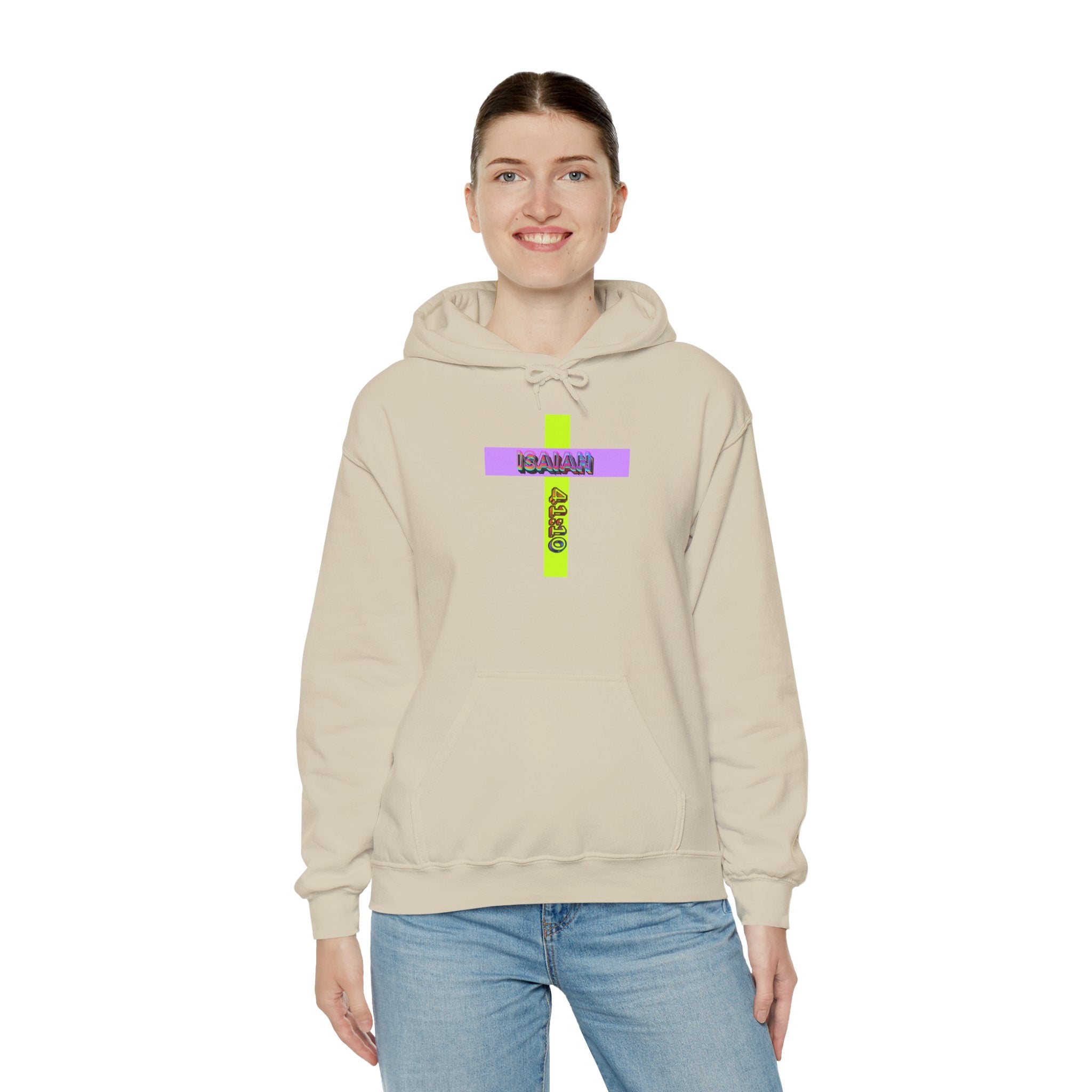 Isaiah 41:10 — Cross Hoodie