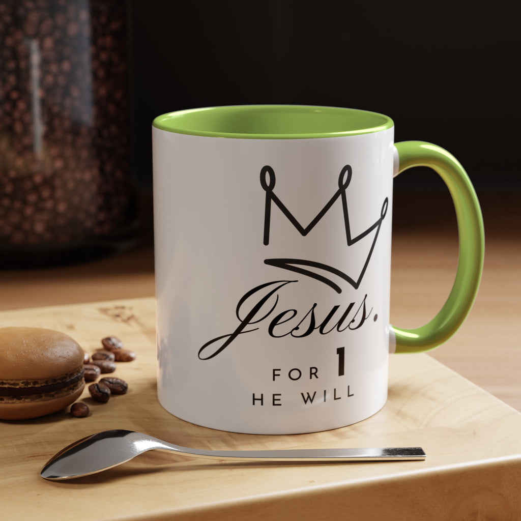 "He Leaves The 99 for 1" Jesus Christian mug