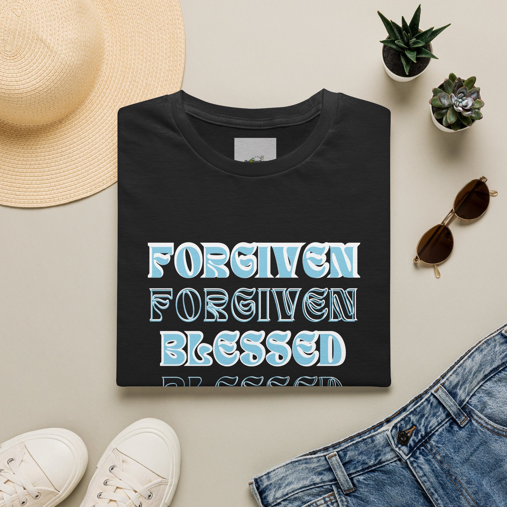 Forgiven, Blessed, Loved — Tee