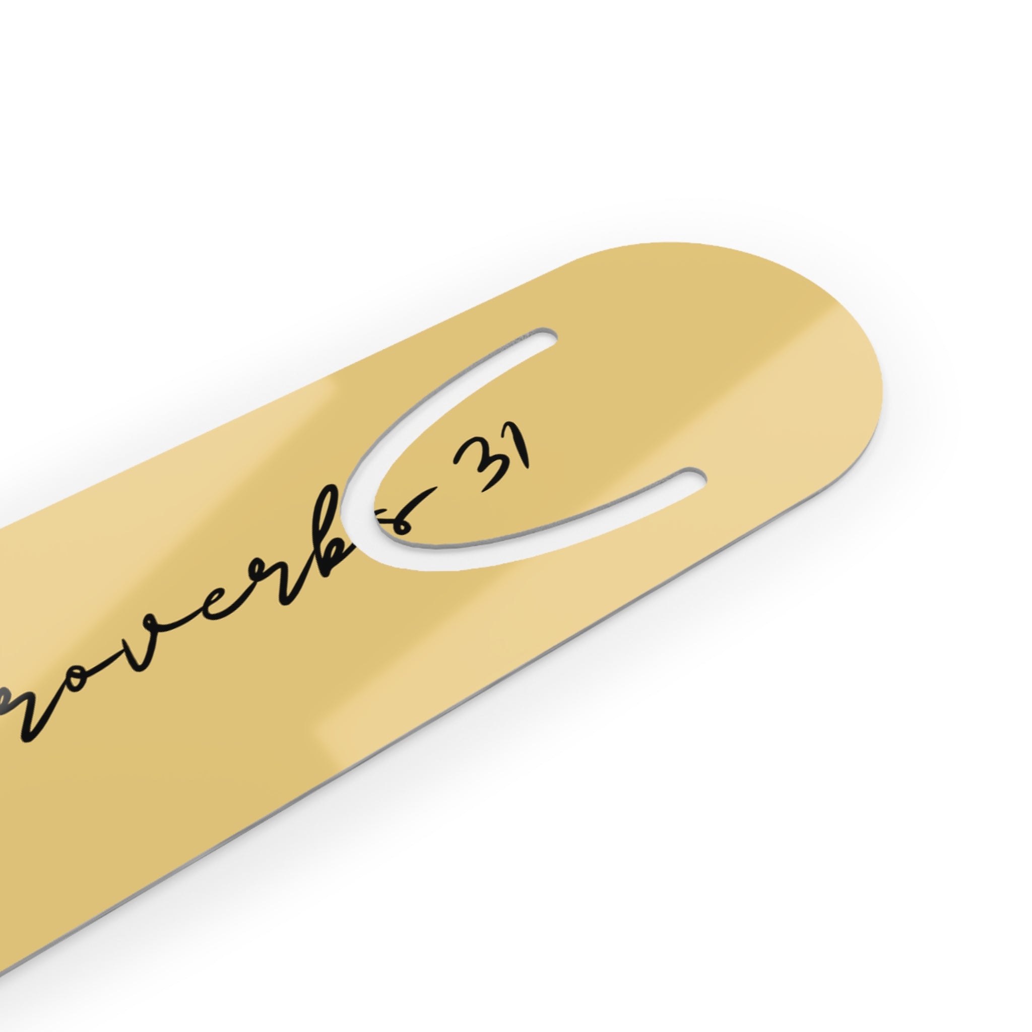 Proverbs 31:30: Gold Earring — Bookmark