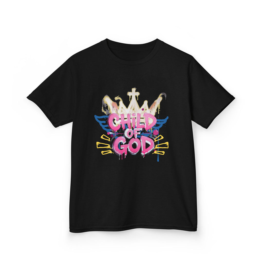 'Child of God' — Angel Wings Graphic Kids Tee