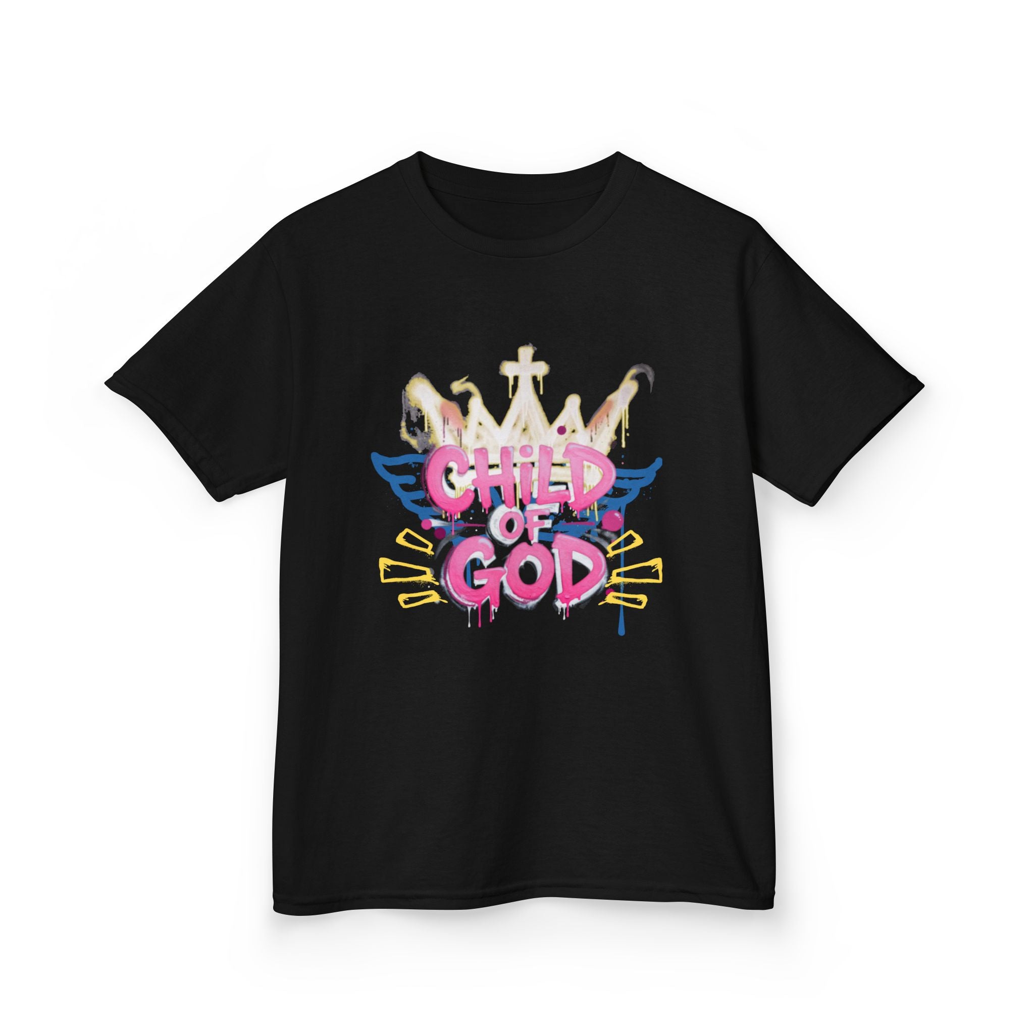 'Child of God' — Angel Wings Graphic Kids Tee