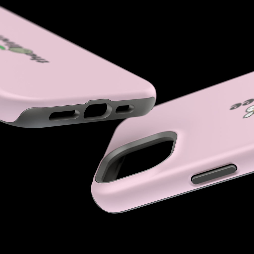 Pink Magnetic Impact-Resistant Phone Case — 'theolivetbee' , Shockproof MagSafe-Compatible Protection