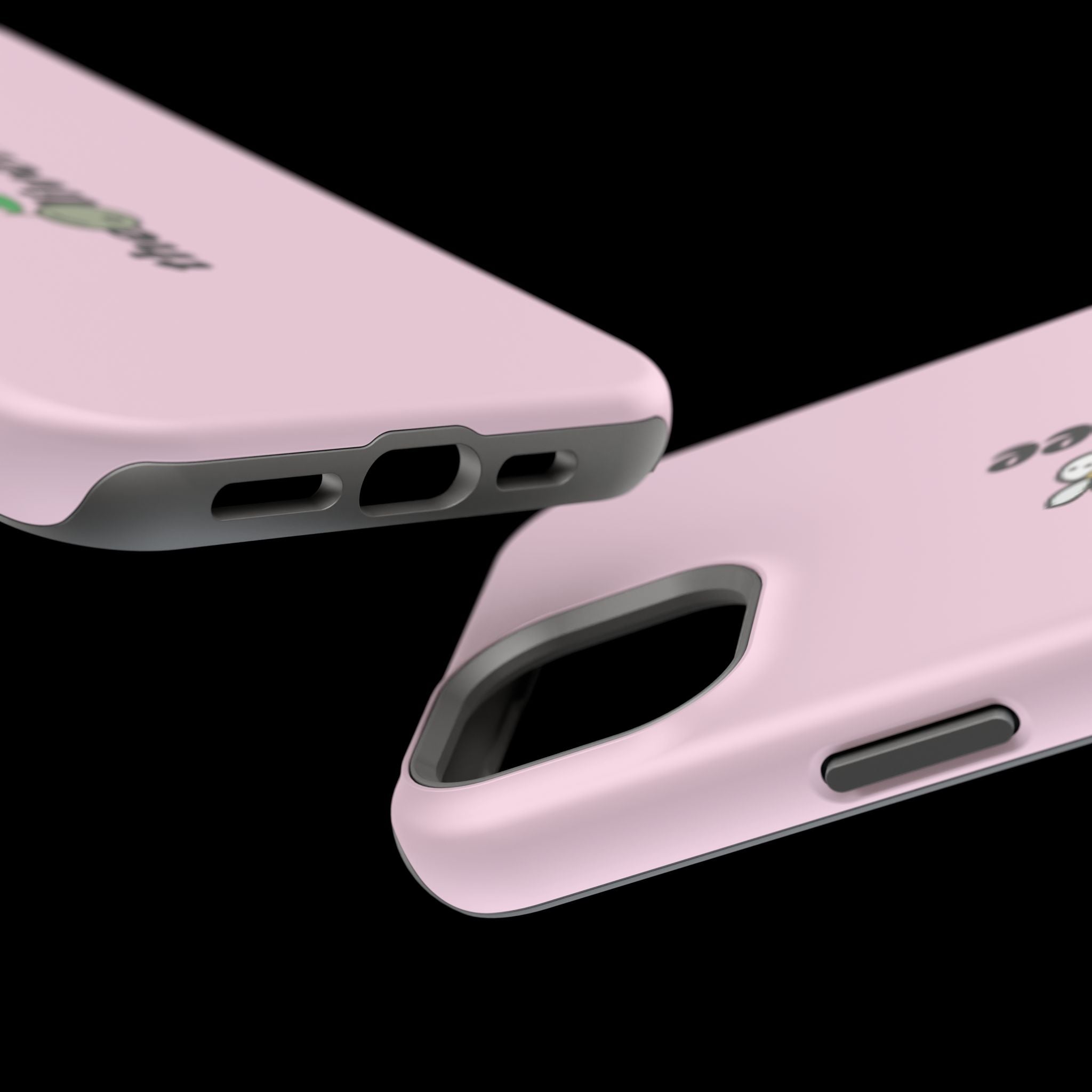 Pink Magnetic Impact-Resistant Phone Case — 'theolivetbee' , Shockproof MagSafe-Compatible Protection