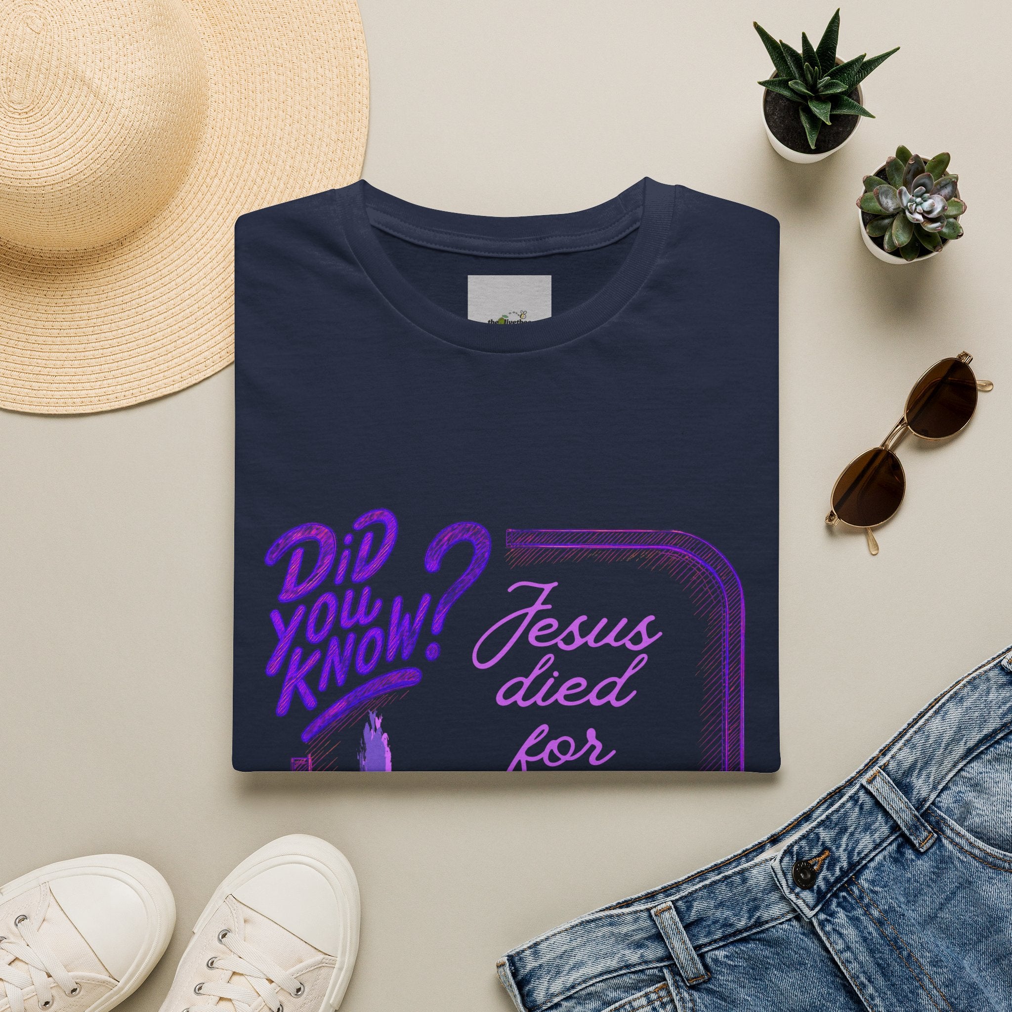 "Did You Know? Jesus Died For Our Sins" - T‑Shirt
