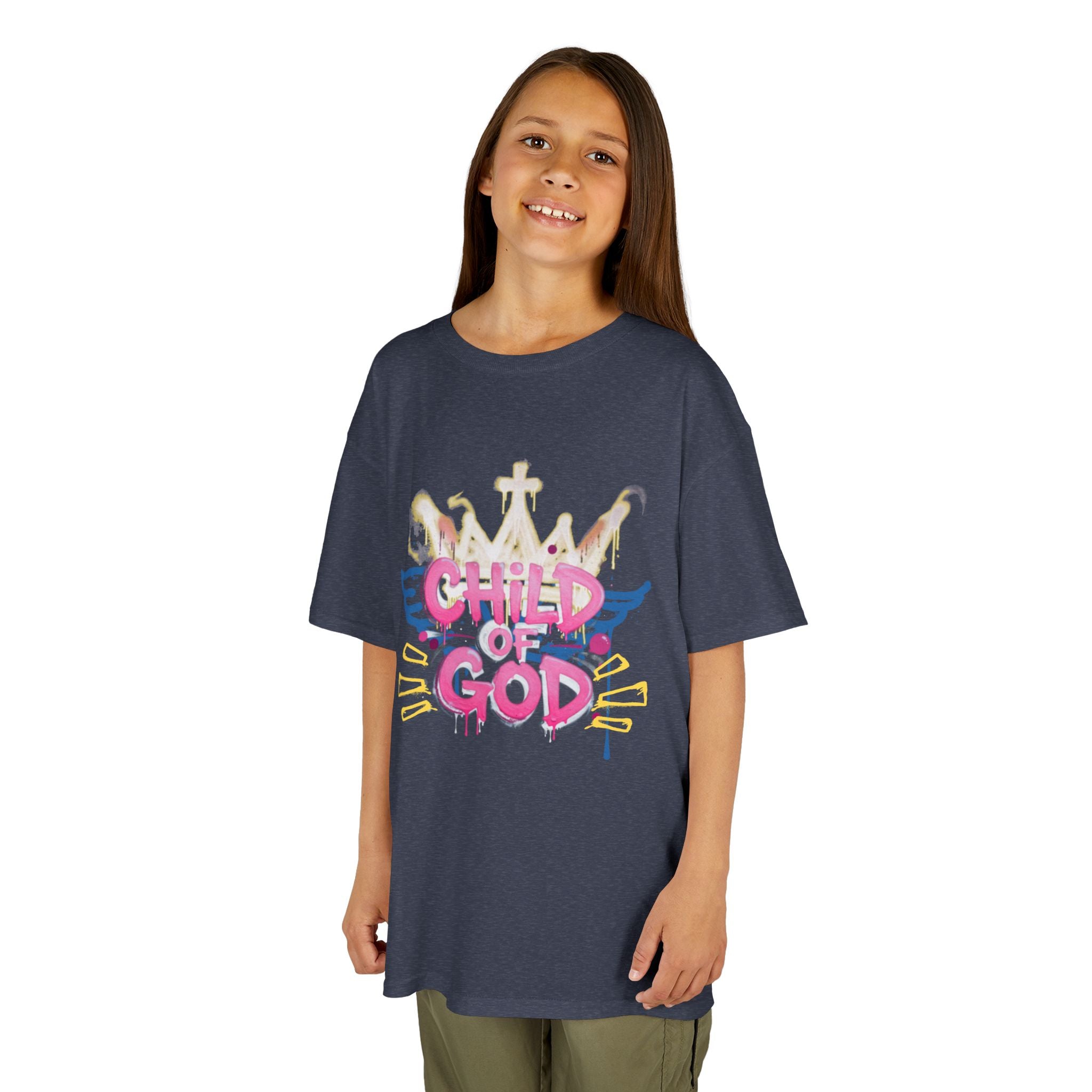 'Child of God' — Angel Wings Graphic Kids Tee