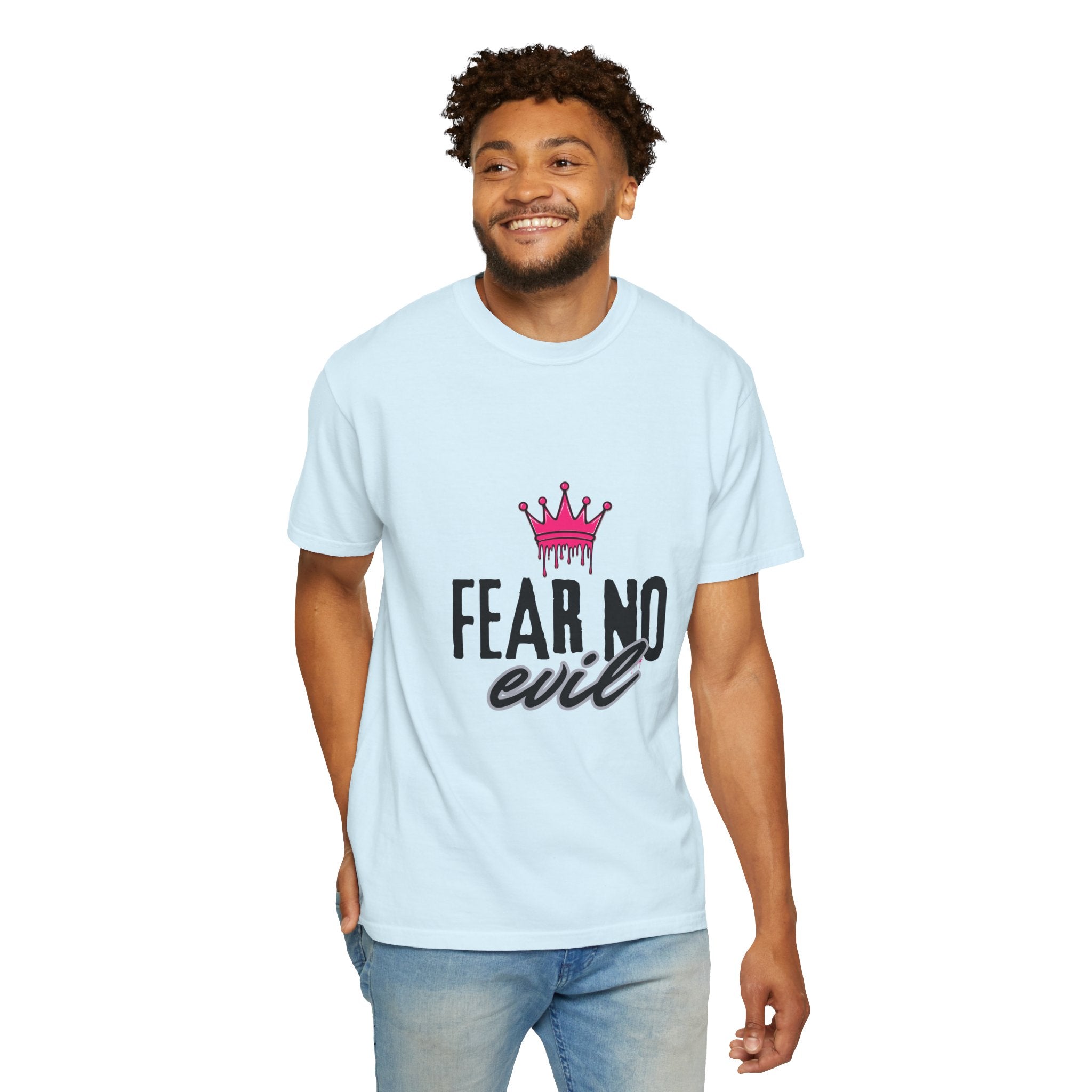 'Fear No Evil' Crown Pink