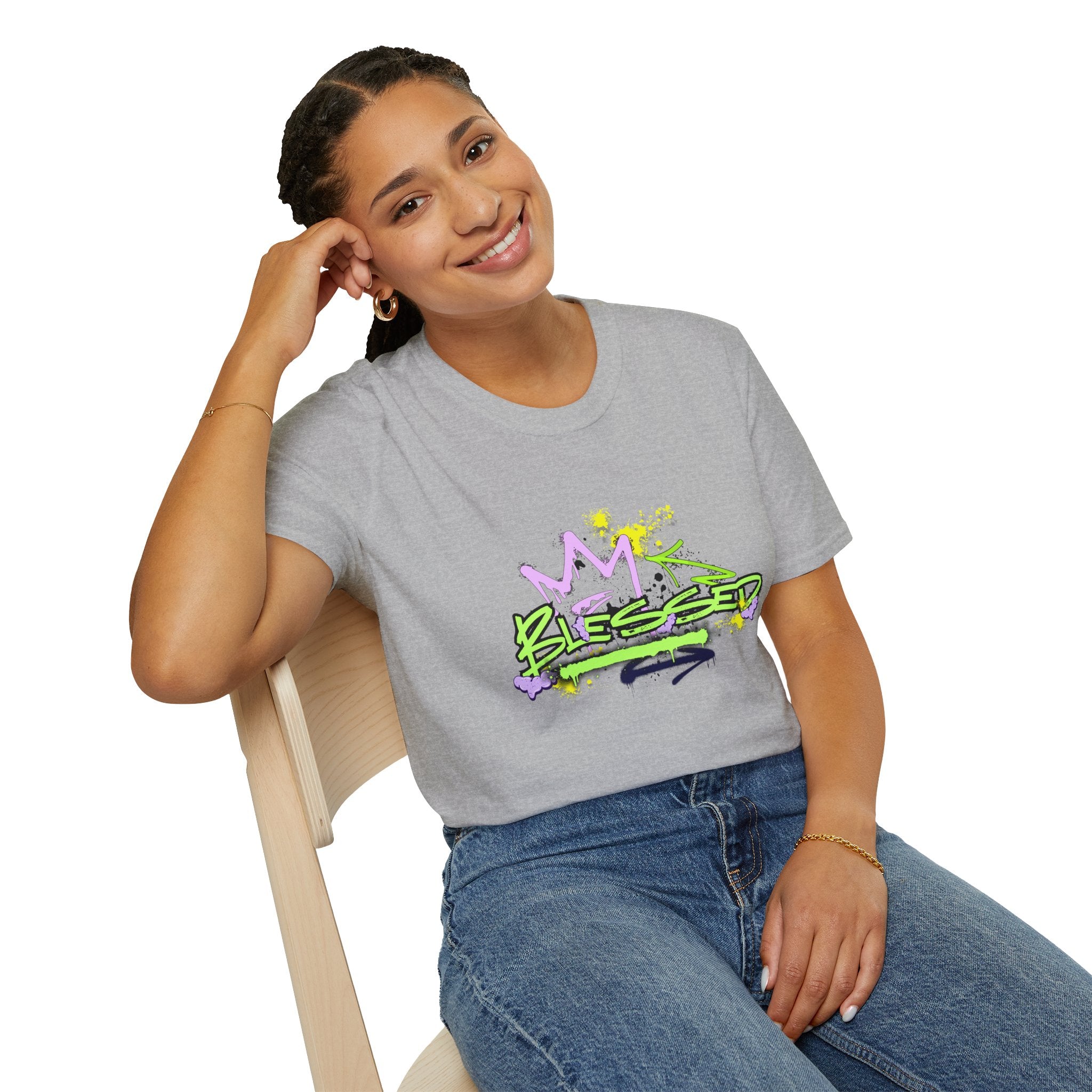 'Blessed' Graffiti — T-Shirt
