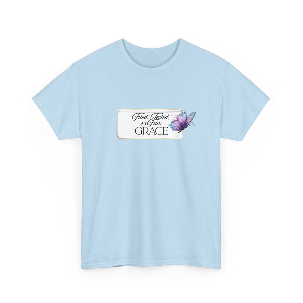 "Tried, Tested, & True Grace" book tee