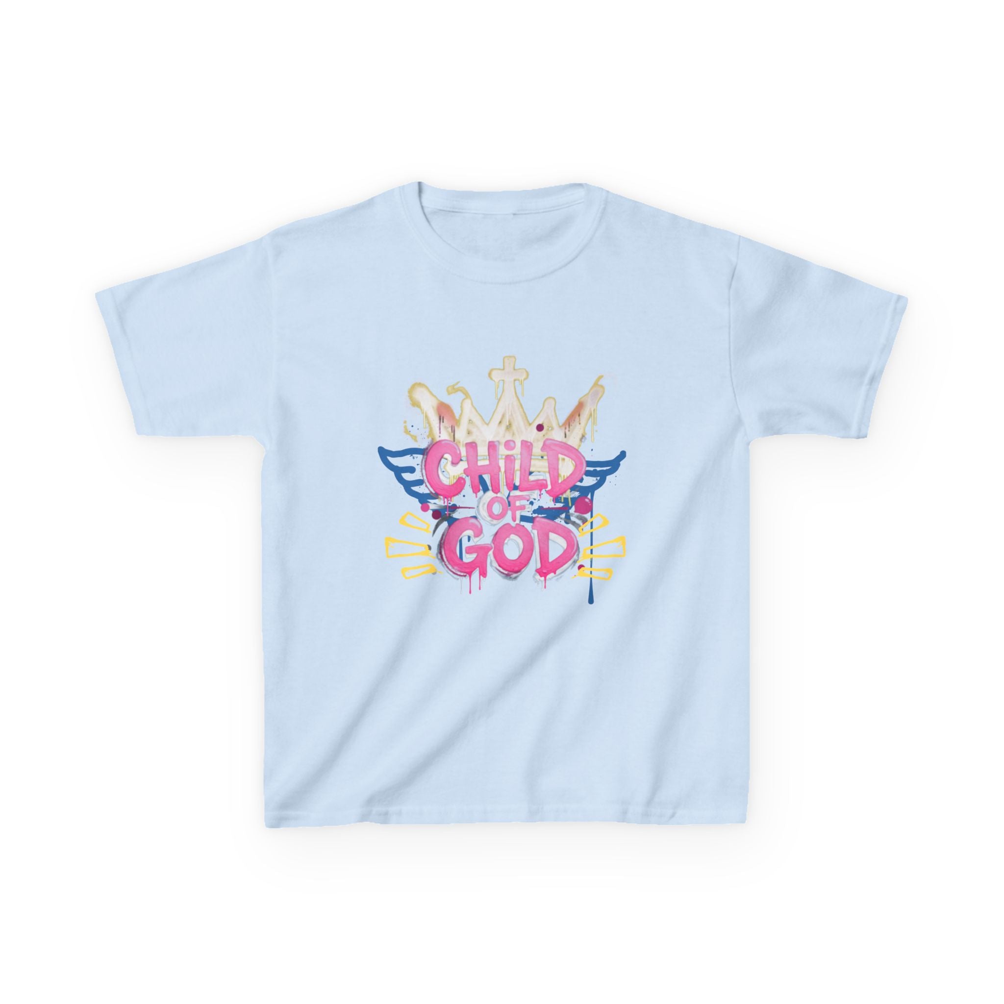 'Child of God' — Angel Wings Graphic Kids Tee